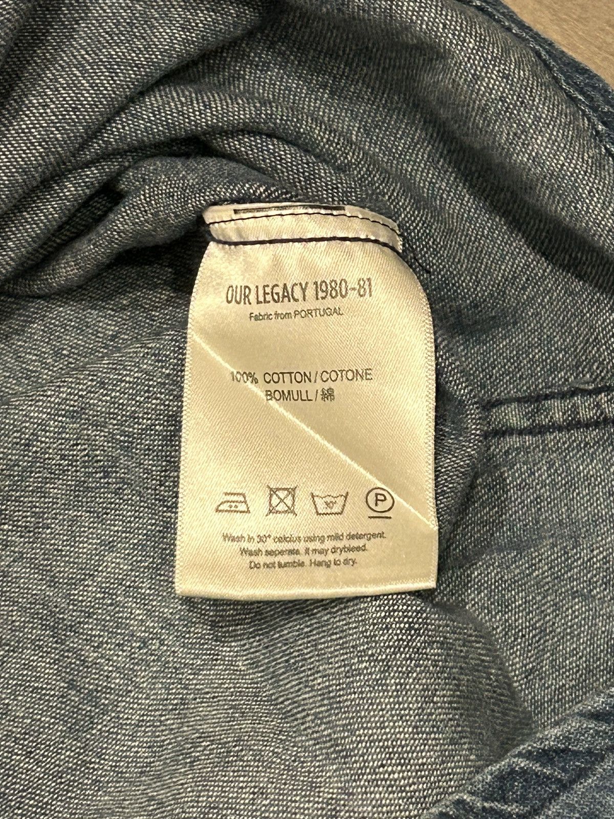 Our Legacy Our Legacy Patchwork Denim Shirt Size US S / EU 44-46 / 1 - 6 Thumbnail
