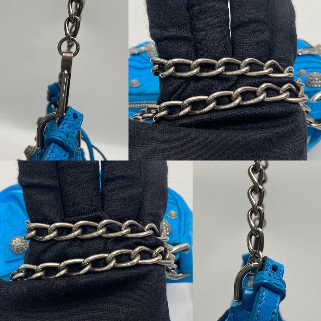 Balenciaga Balenciaga Bag Croco Cagole Mini Size ONE SIZE - 3 Thumbnail