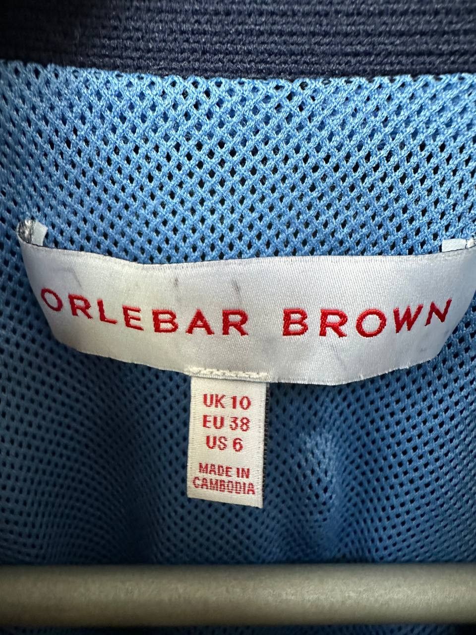 Designer Orlebar Brown Jacket Maddox Nylon Bomber Navy Blue Size S / US 4 / IT 40 - 12 Thumbnail