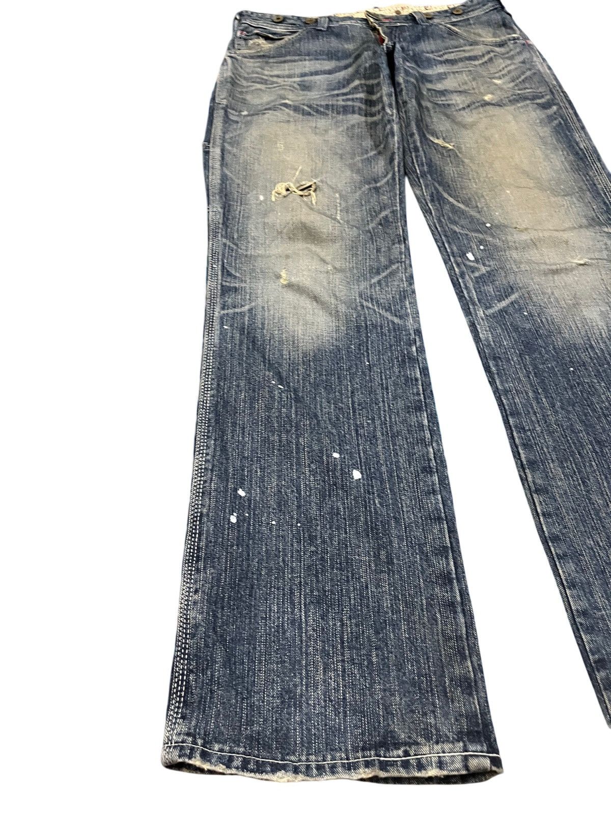 Edwin Vintage Edwin 503 Bluetrip Flare Mudwash Denim Size US 32 / EU 48 - 4 Thumbnail