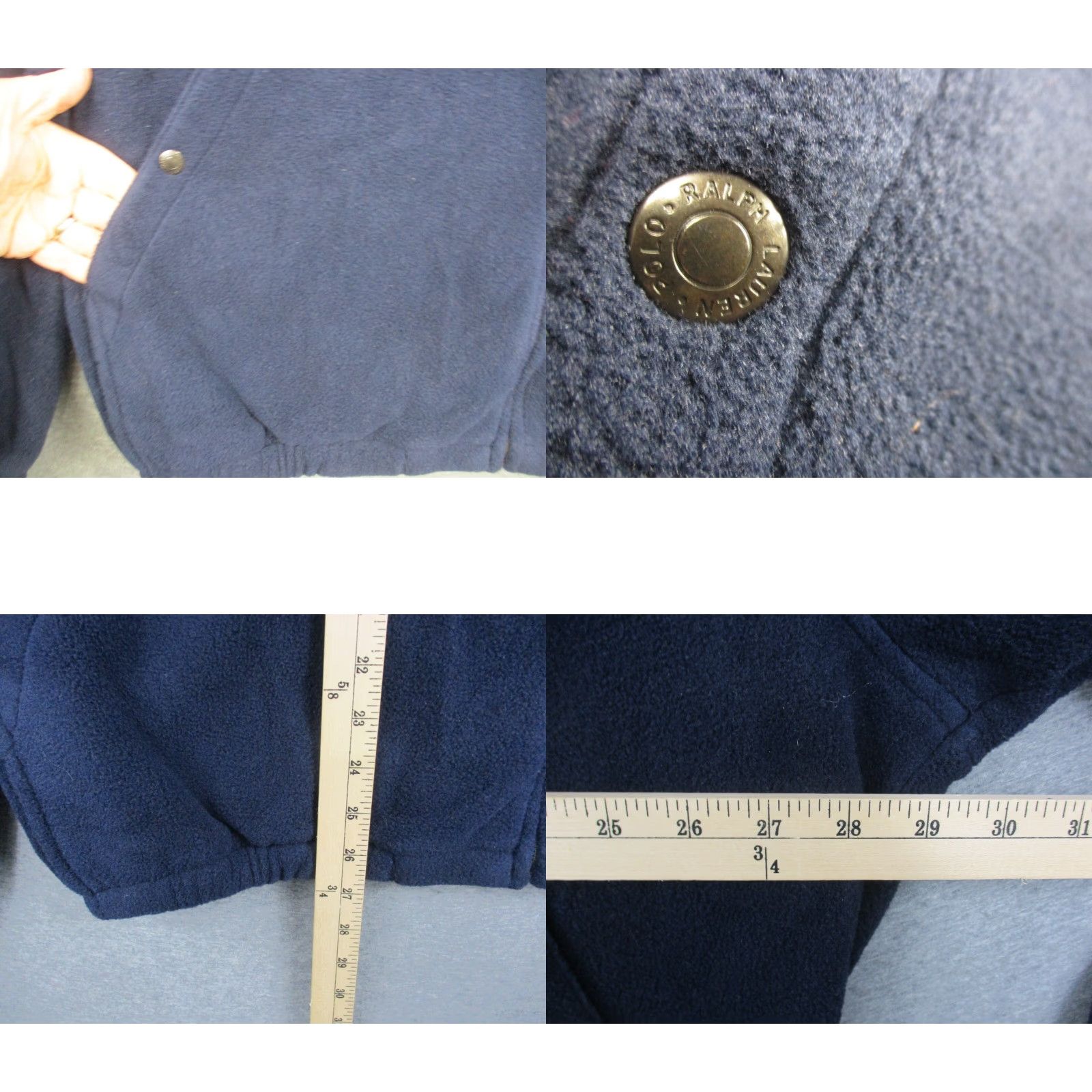 Polo Ralph Lauren VINTAGE Polo Ralph Lauren Jacket Mens XL Navy Fleece Made in USA Size US XL / EU 56 / 4 - 8 Thumbnail