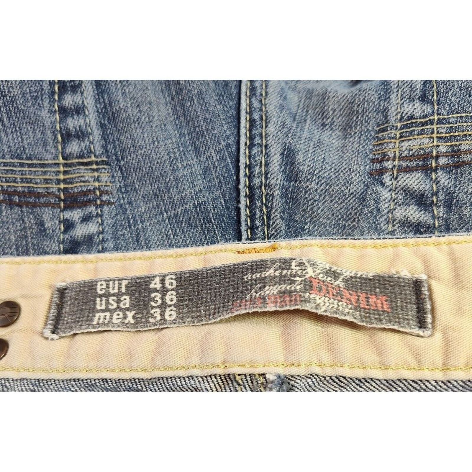 Zara Zara Mens Distressed Jeans Grunge 36x32 Denim Jeans 345 40 Size US 36 / EU 52 - 17 Thumbnail