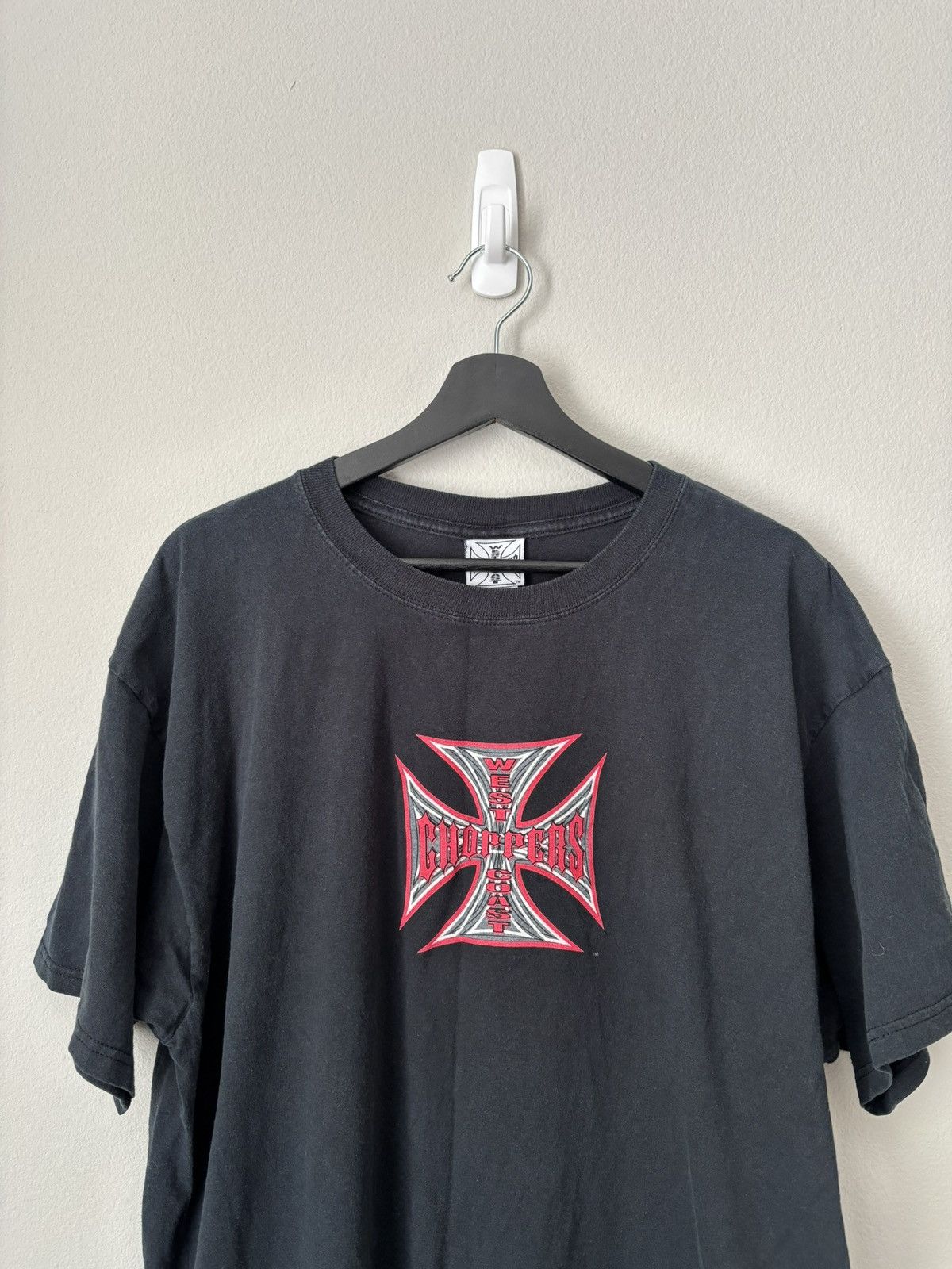 West Coast Choppers Vintage West Coast Choppers Black Tee Size US XL / EU 56 / 4 - 4 Thumbnail