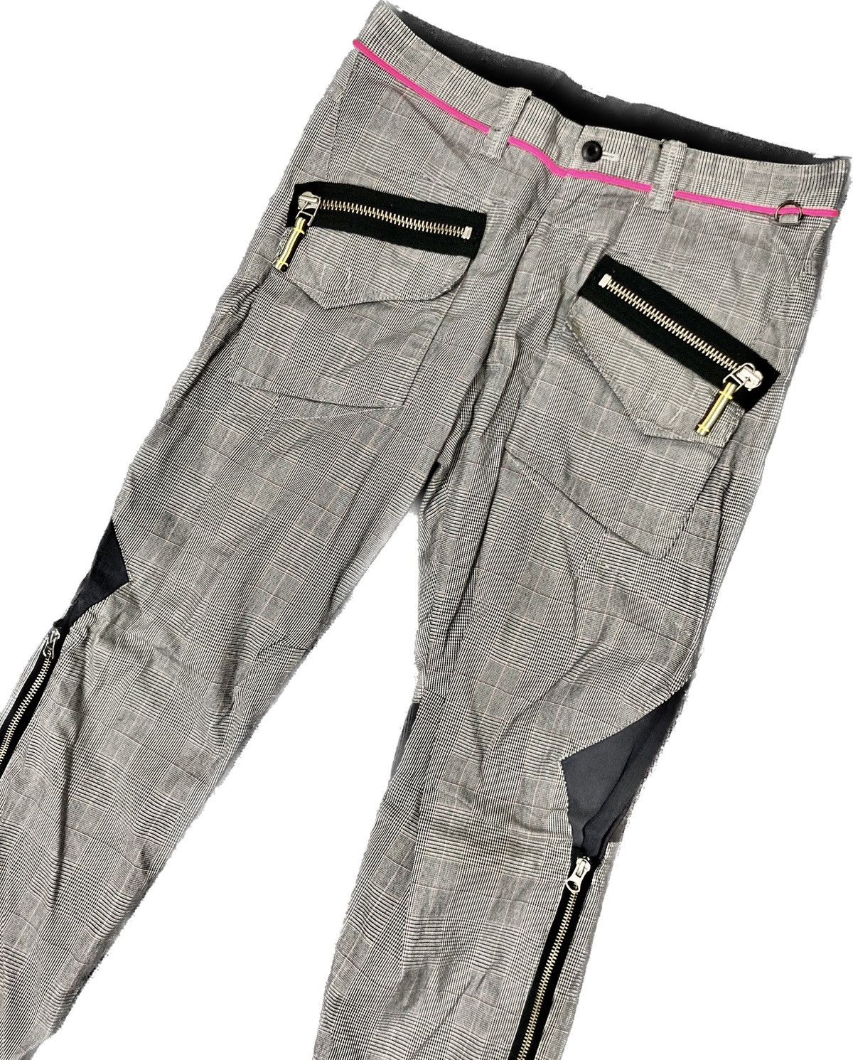 PPFM PPFM y2k 00s Unusual eccentric slacks+cargo+bondage pants Size US 33 - 4 Thumbnail