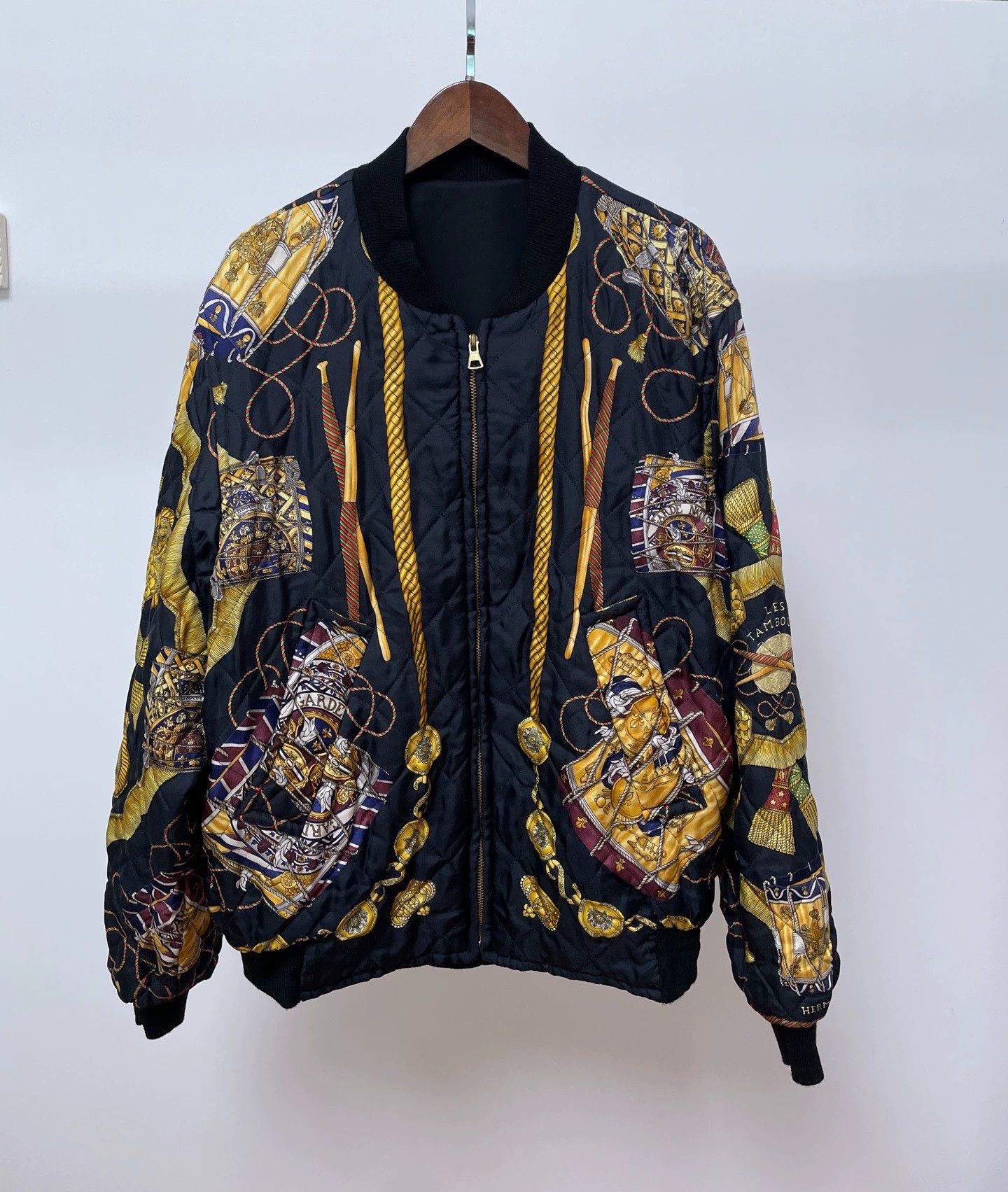 Hermes Hermes Silk Double-Faced Flight Jacket 46 Size US S / EU 44-46 / 1 - 1 Thumbnail