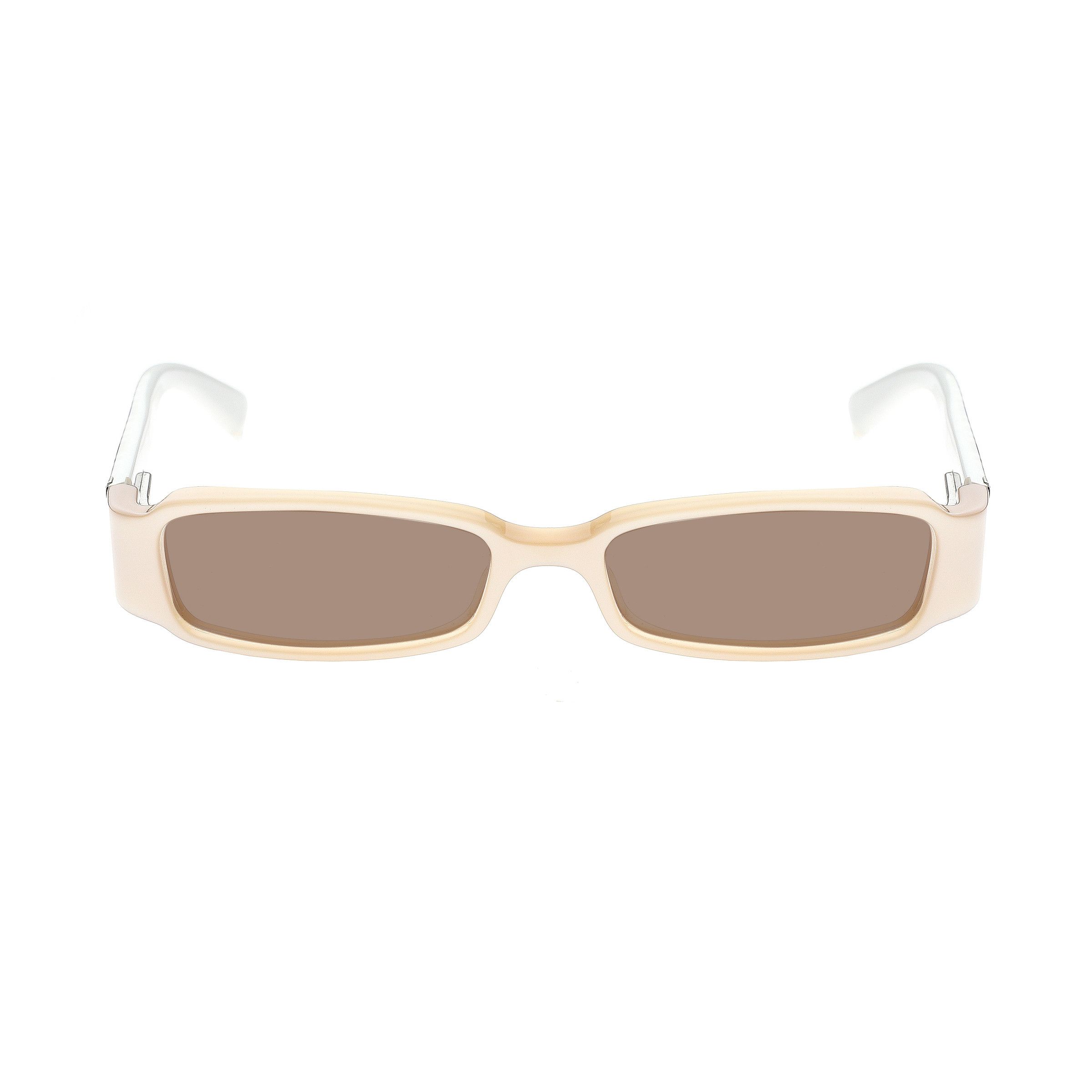 Gucci Gucci '00s Beige Monogram Horsebit Flat Sunglasses Brown Size ONE SIZE - 3 Thumbnail