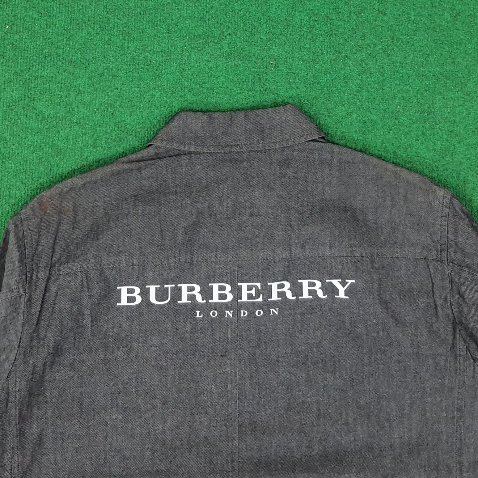 Burberry × Vintage Vintage Burberry London Designer Zipper Jacket C222N17 Size US L / EU 52-54 / 3 - 2 Thumbnail