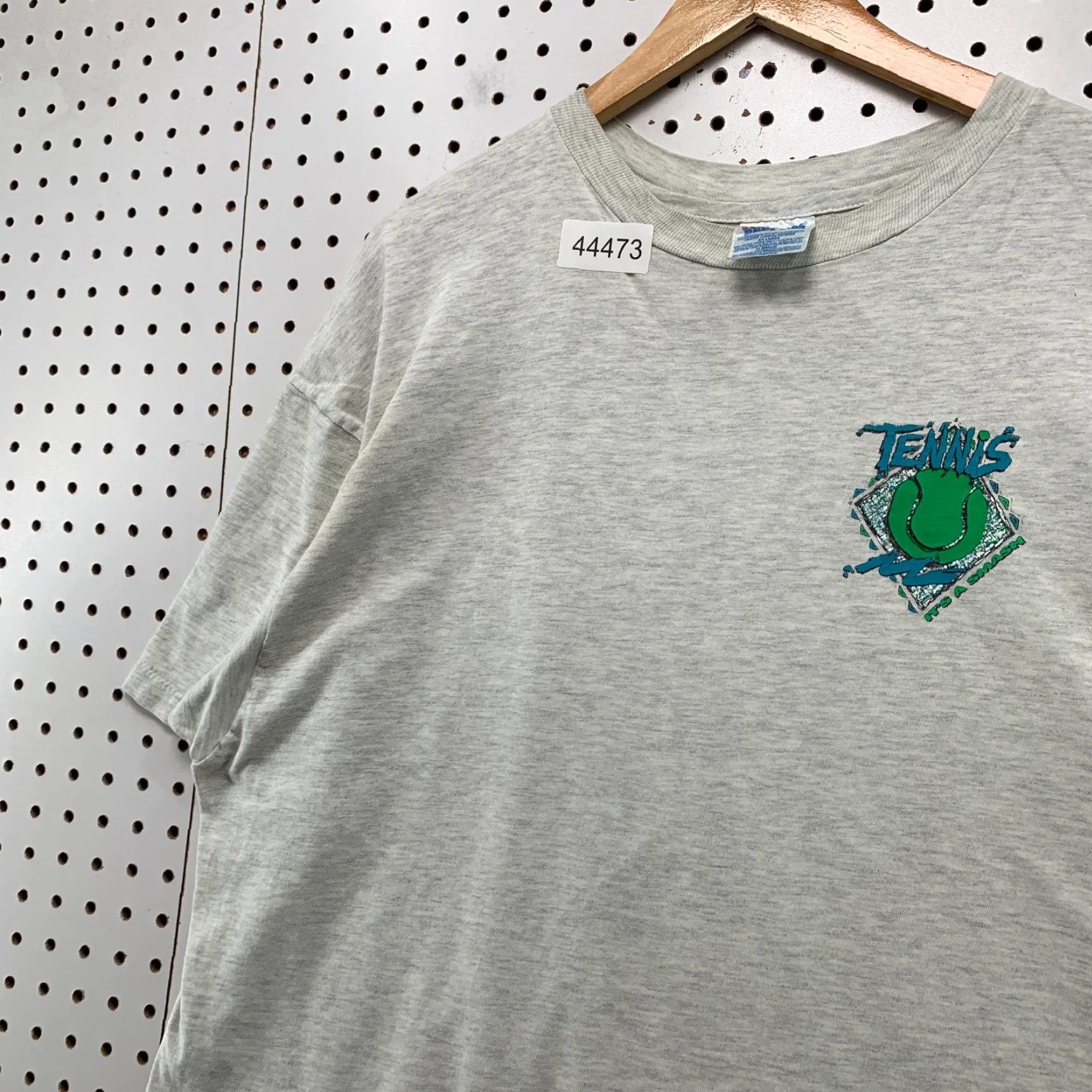 Hanes VINTAGE Hanes T-Shirt Tennis Shirt Mens 2XL Gray 90s Sports Cotton Hanes Beefy-T Mens 2XL 90s Tournament Baseball Football Size US XXL / EU 58 / 5 - 6 Thumbnail