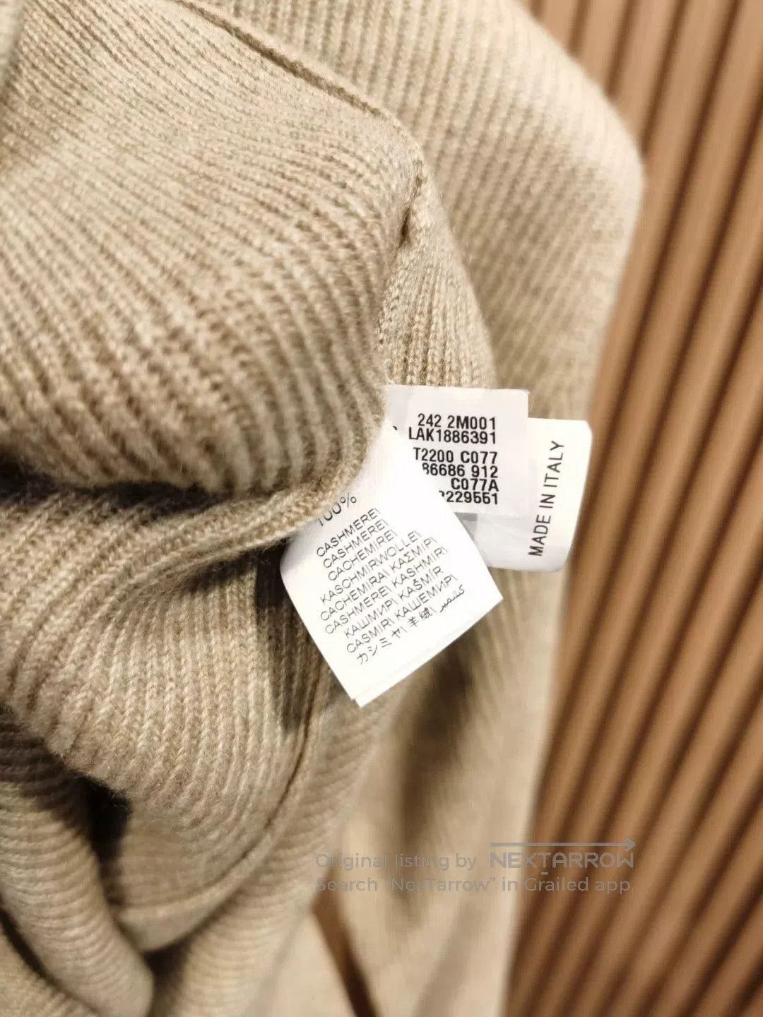 Brunello Cucinelli Brunello Cucinelli Cashmere Henley Sweater. Size US M / EU 48-50 / 2 - 8 Thumbnail