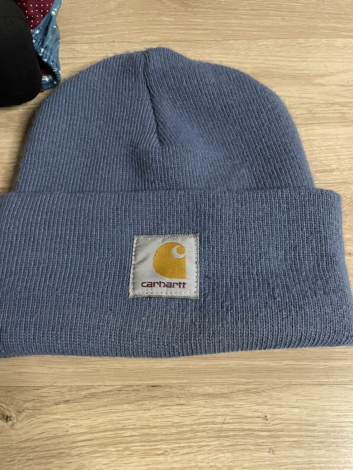 Carhartt × Carhartt Wip carhartt acrylic hat big logo skate style workwear wip Size ONE SIZE - 2 Thumbnail