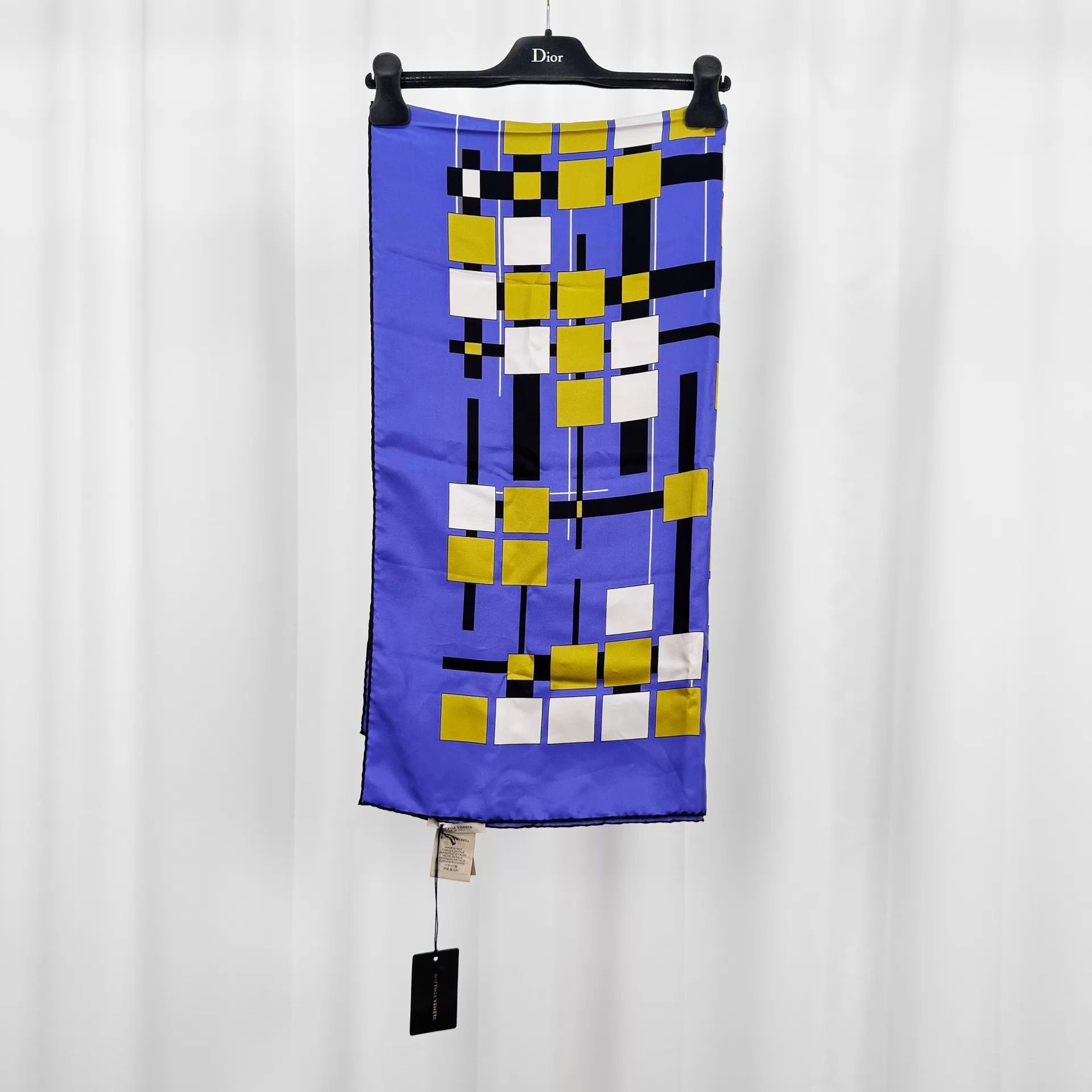 Bottega Veneta BV New Silk Scarf Square Check 140x140 Size ONE SIZE - 1 Thumbnail