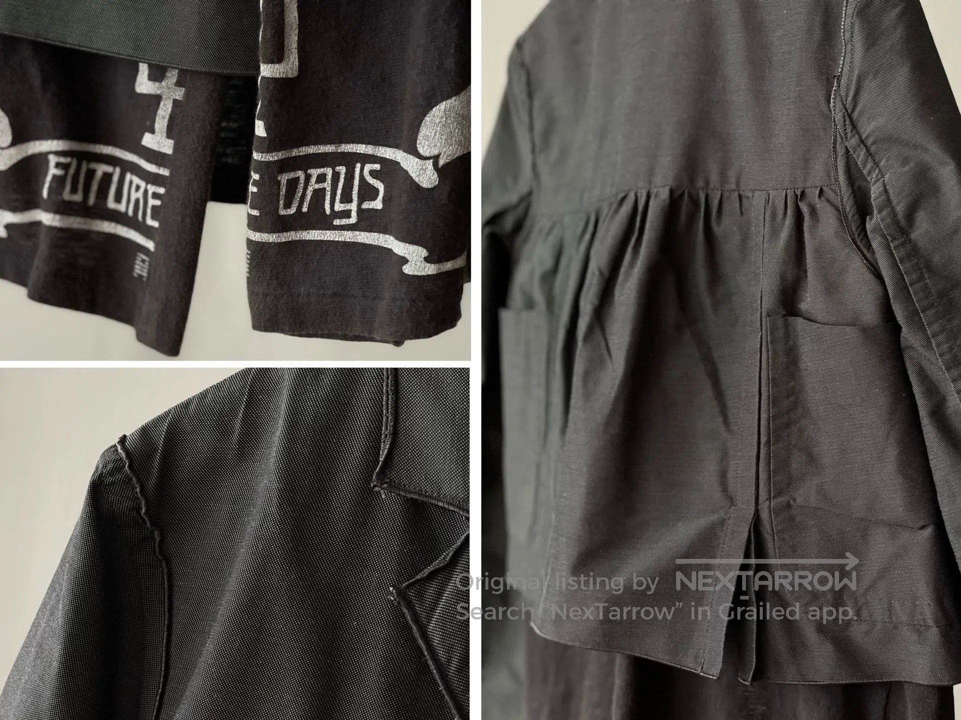 Undercover UNDERCOVER Gray Rocker Style Jacket. Size S / US 4 / IT 40 - 8 Thumbnail