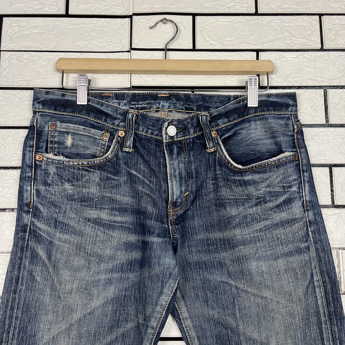 Japanese Brand Vintage Edwin Lot 503 Flare Denim Size 34" / US 12 / IT 48 - 2 Thumbnail