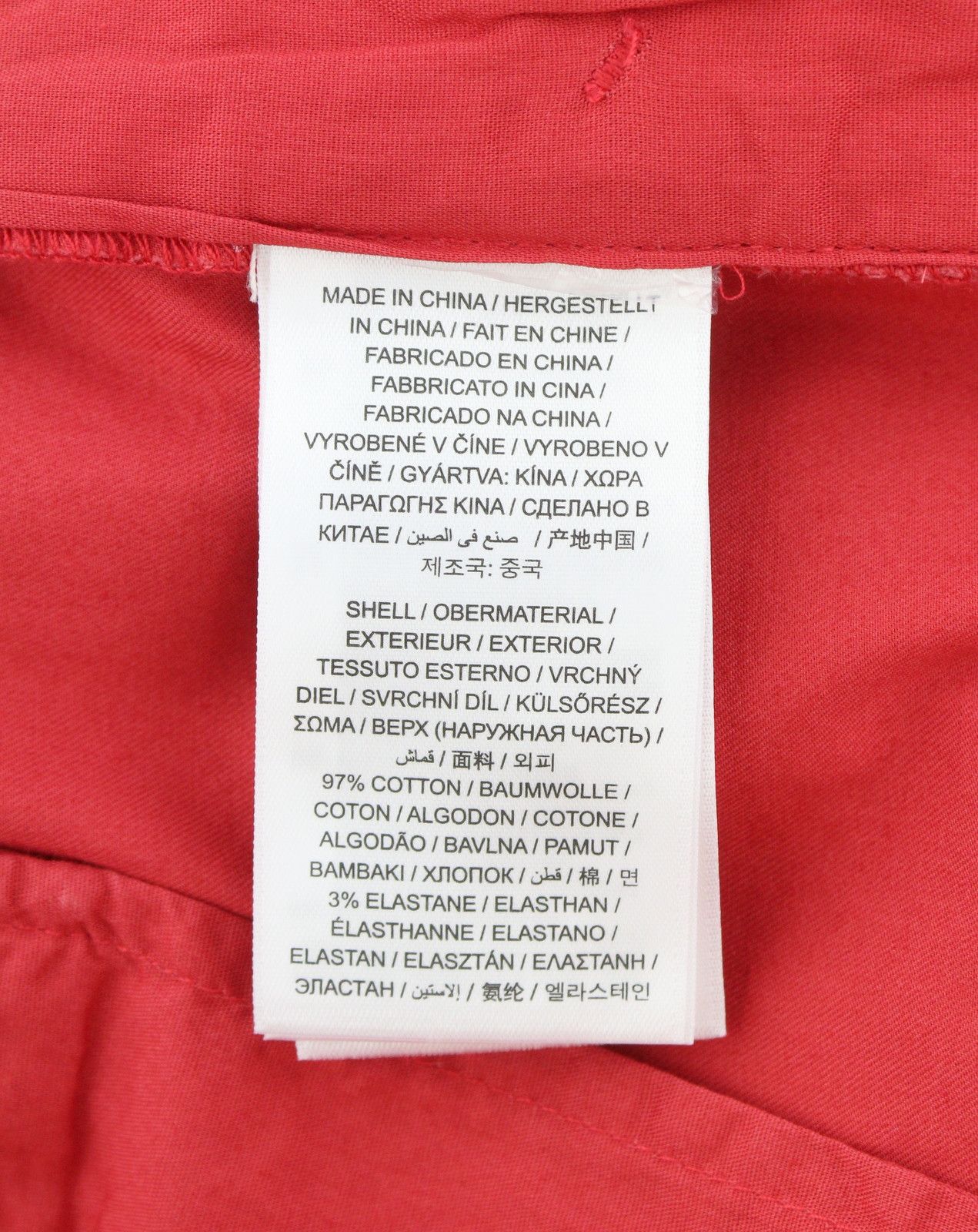 Gant HALLDEN SUNFADED W36/L34 Cardinal Red Zip Trousers 87370 Size US 36 / EU 52 - 8 Thumbnail