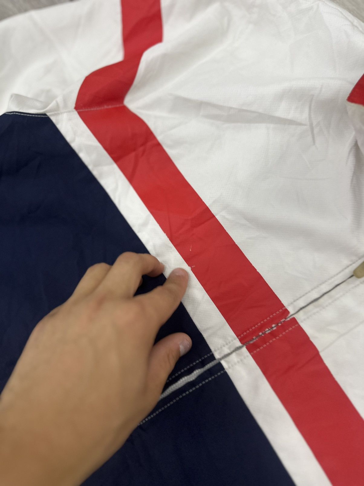 Lacoste Lacoste White Vintage Nylon Track Jacket Drill Y2K Size US XL / EU 56 / 4 - 6 Thumbnail