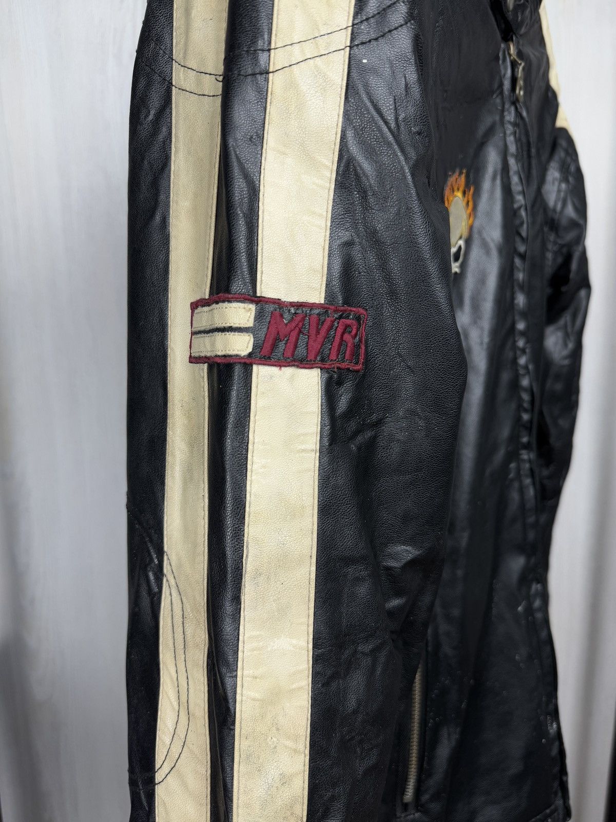 Other Y2k Vintage Moto Racing Black Vinyl Faux Leather Jacket Sz S Size US S / EU 44-46 / 1 - 7 Thumbnail