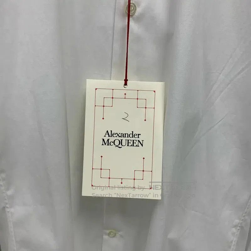 Alexander McQueen Alexander McQUEEN Men's Cotton White Shirt . Size US L / EU 52-54 / 3 - 4 Thumbnail