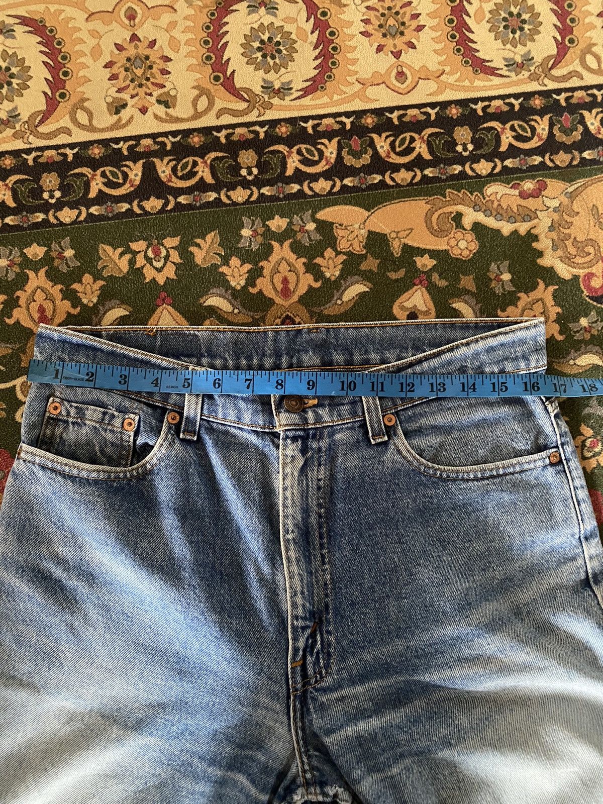 Levi's × Vintage 🔥VERYRARE🔥🔥Vintage Levi’s Distressed Denim Size US 33 - 12 Thumbnail