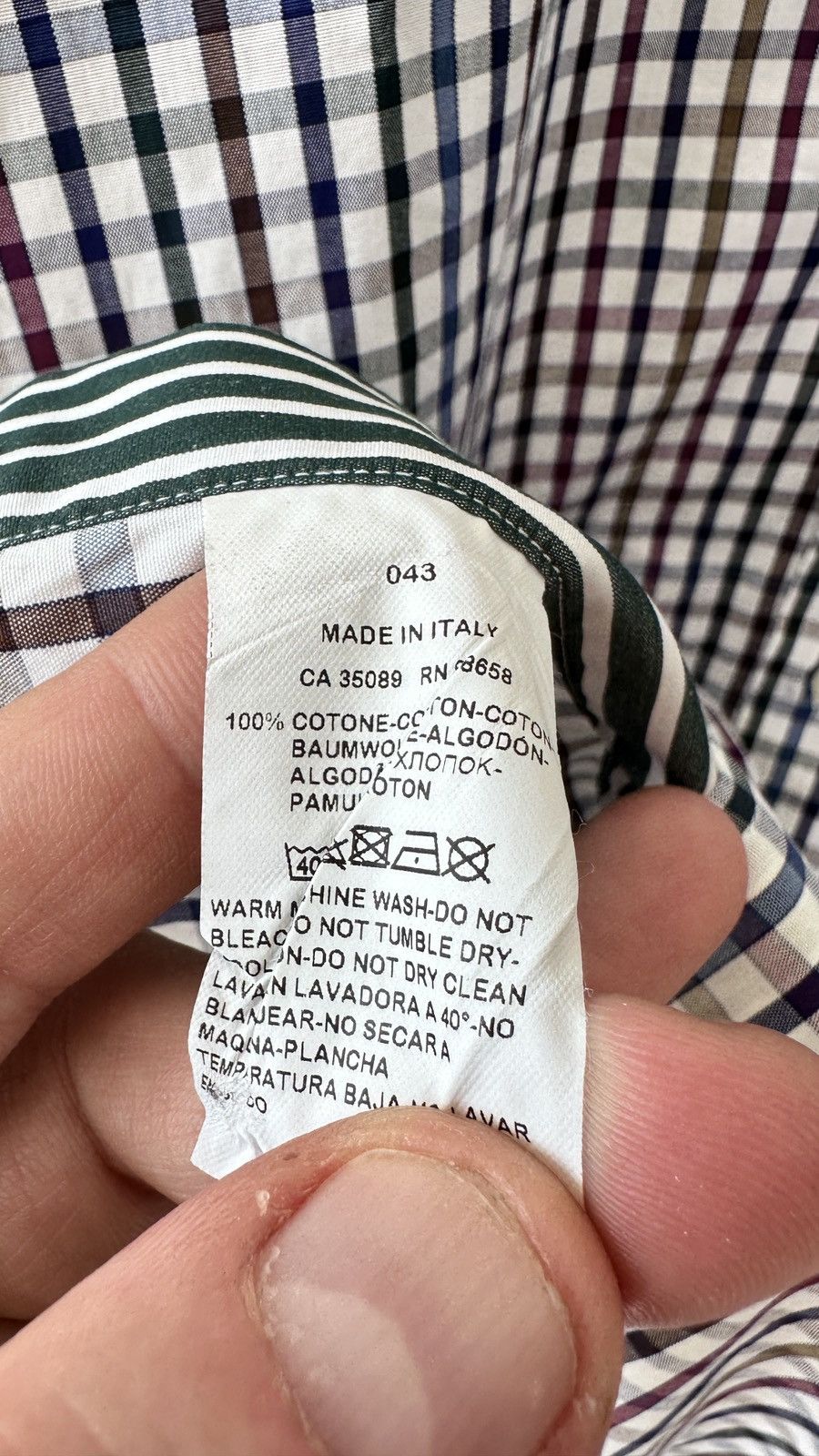 Paul & Shark Paul & Shark Yachting Shirt Check Button Down Made in Italy Size US XL / EU 56 / 4 - 9 Thumbnail