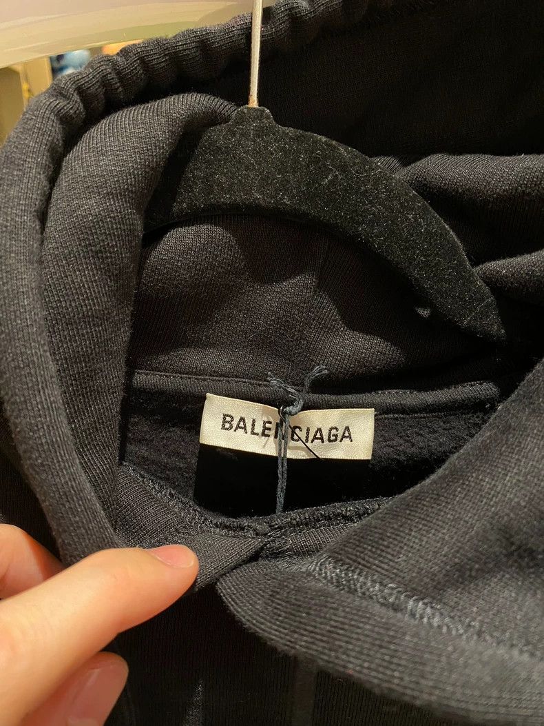 Balenciaga Balenciaga Black Wheat Pattern Hoodie Size US M / EU 48-50 / 2 - 3 Thumbnail