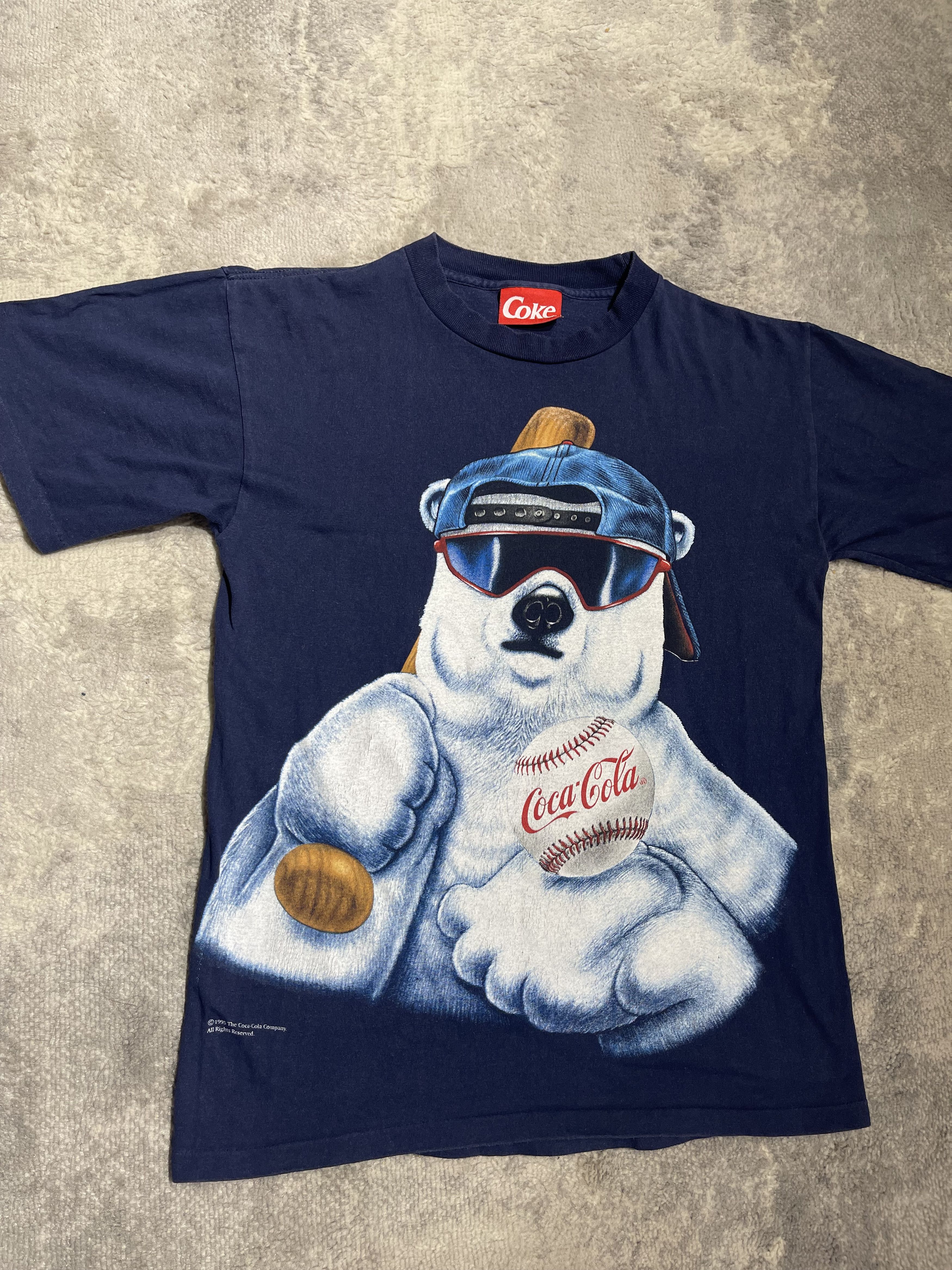 Other Vintage 1997 Coca-Cola Polar Bear Baseball Tee M Navy Size US M / EU 48-50 / 2 - 2 Thumbnail