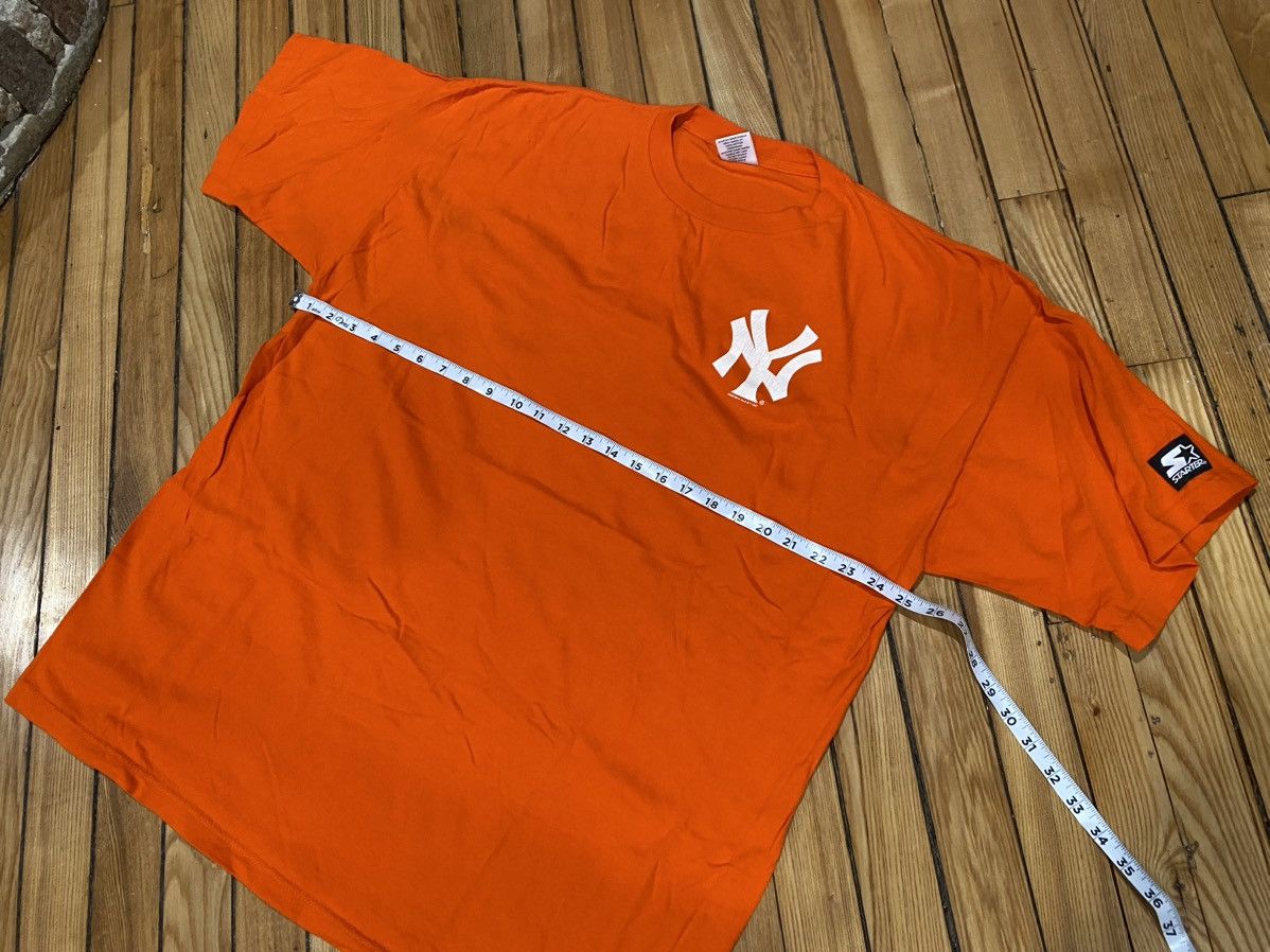 New York Yankees × Starter × Vintage Rare 1997 orange Yankees Tshirt XL Size US XL / EU 56 / 4 - 6 Thumbnail
