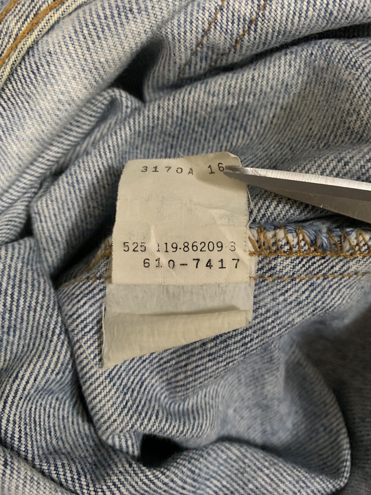 Levi's Vintage 80s Levis 610 Flame Printed Jeans like Gallery Dept. Size US 30 / EU 46 - 21 Thumbnail