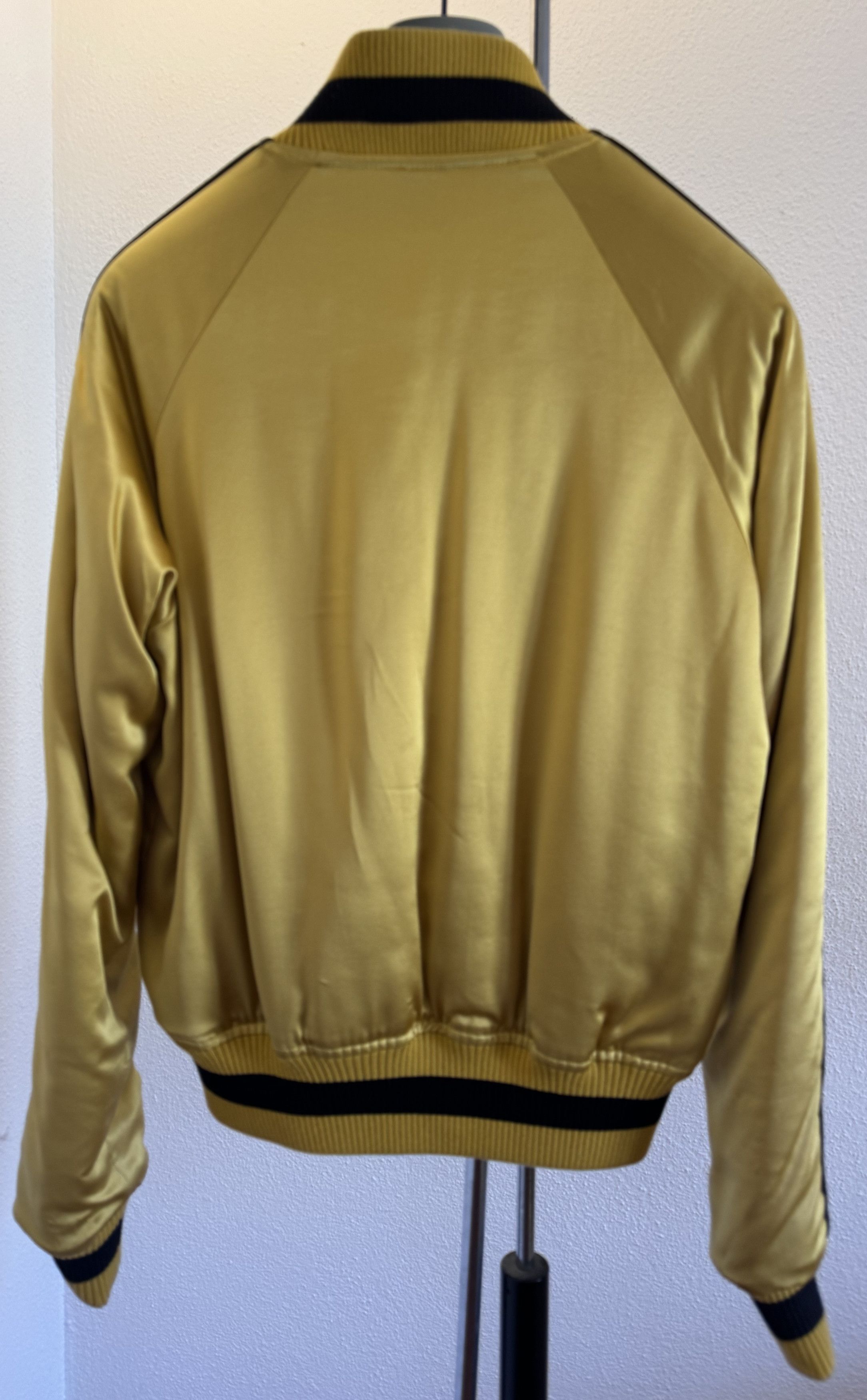 Amiri Amiri Reversible Silk Bomber Jacket Gold/Green Size US XS / EU 42 / 0 - 4 Thumbnail