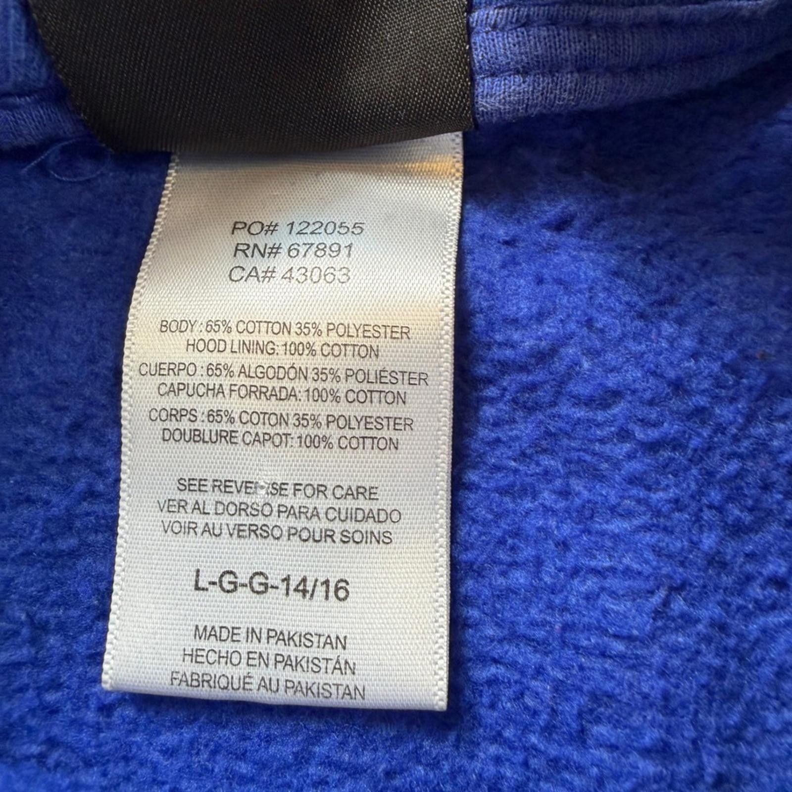 Other New York Giants Youth Hoodie Royal Blue Large 14/16 NFL Size US L / EU 52-54 / 3 - 5 Thumbnail