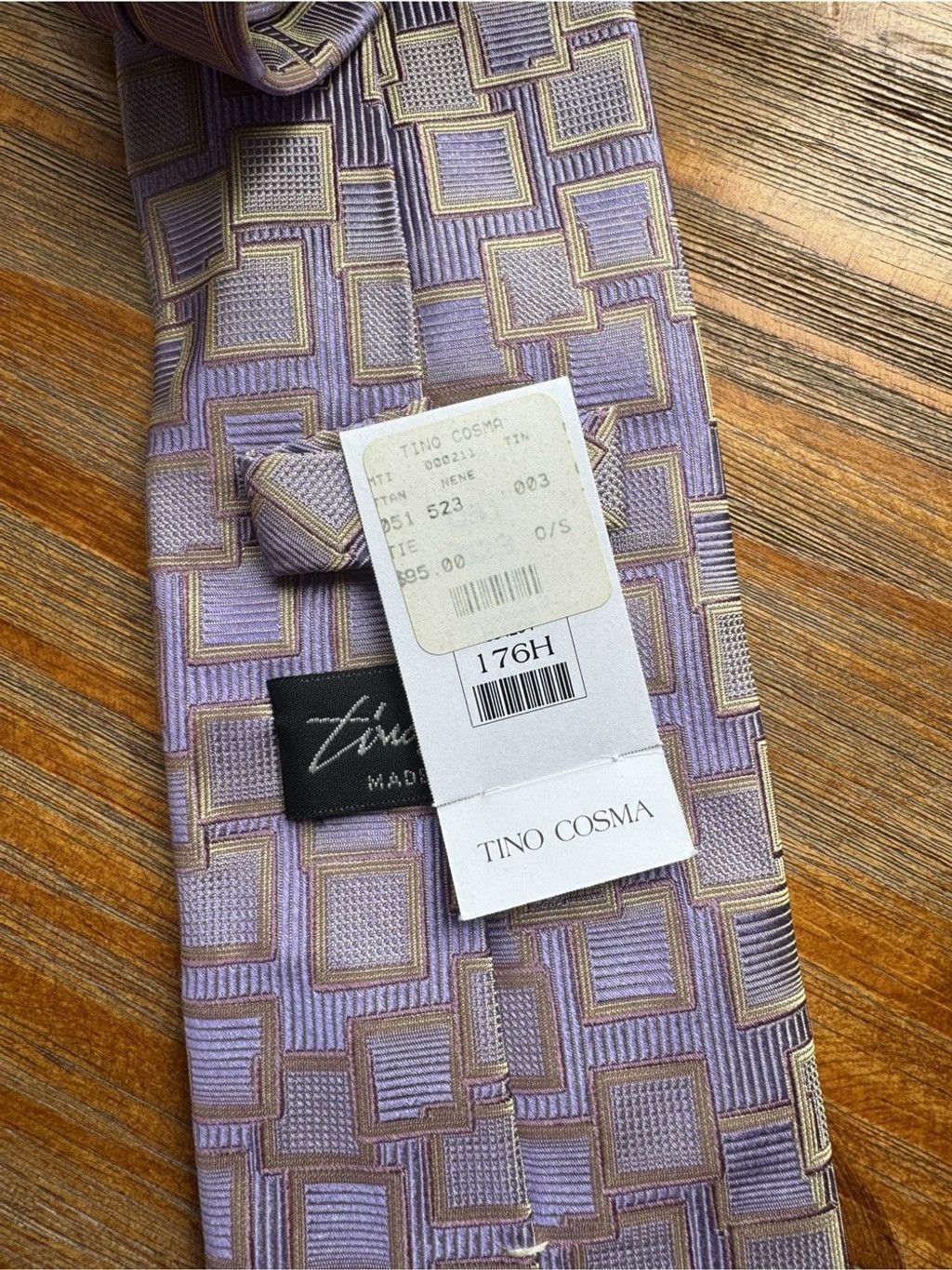 Vintage Vintage Tino Cosma Made in Italy Lavender and Silver Geometr Size ONE SIZE - 7 Thumbnail