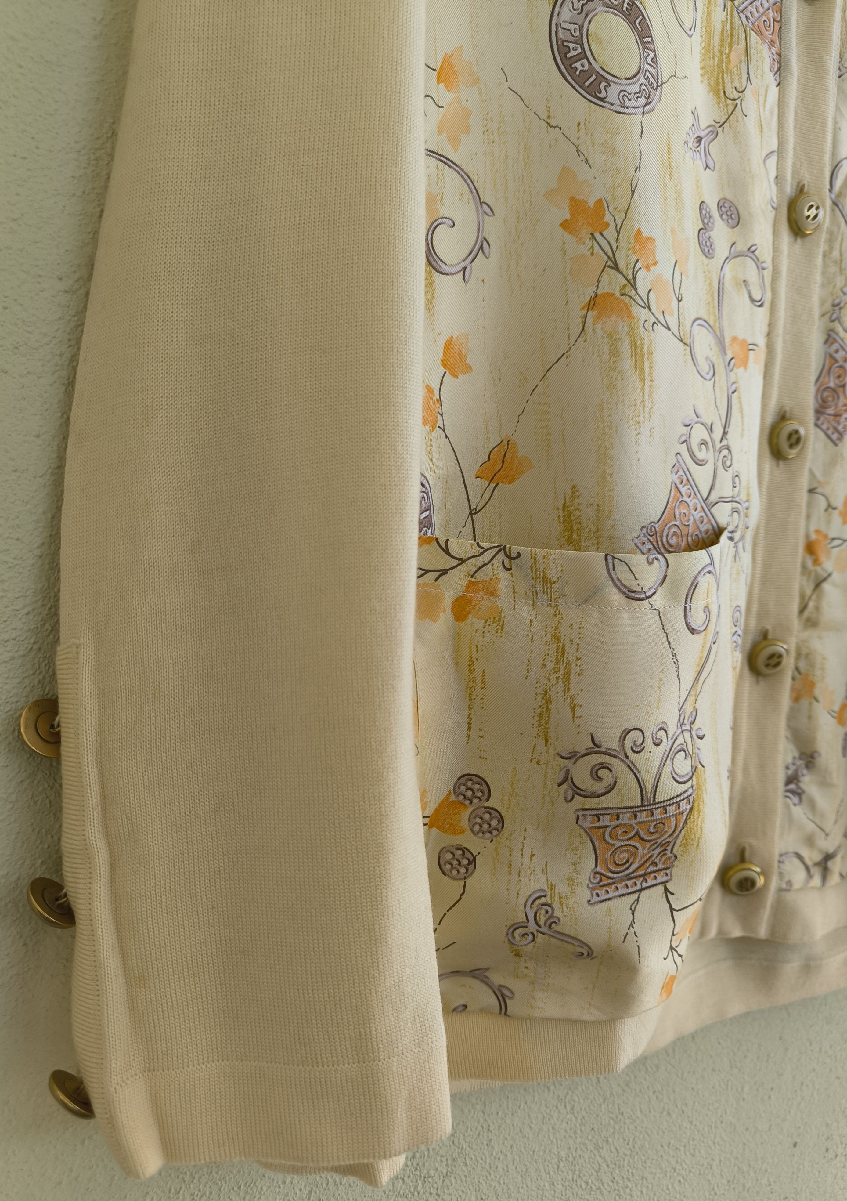 Celine Vtg CELINE silk cardigan Size US S / EU 44-46 / 1 - 5 Thumbnail
