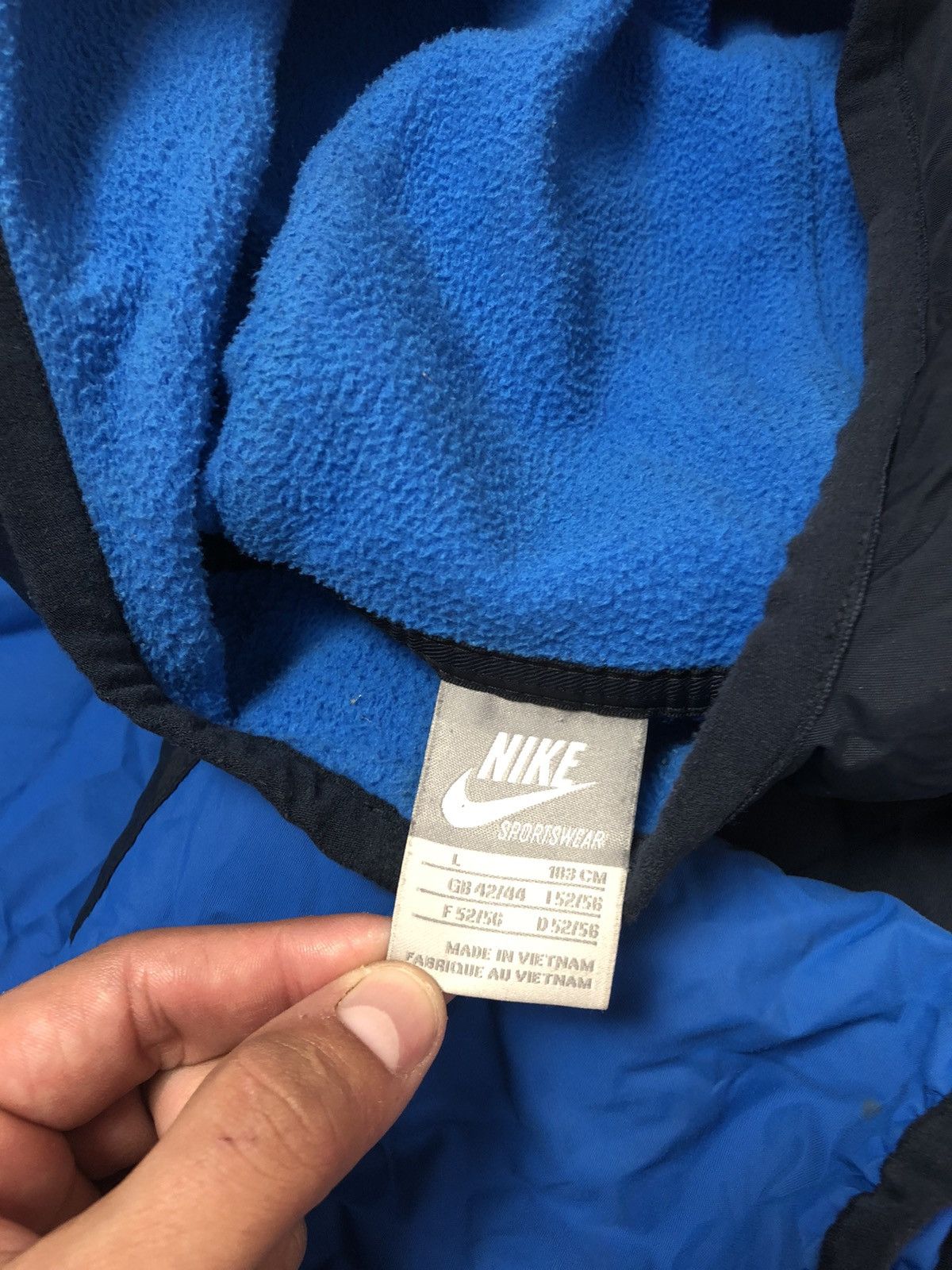 Vintage Vintage men’s jacket Nike drill y2k Size US L / EU 52-54 / 3 - 6 Thumbnail