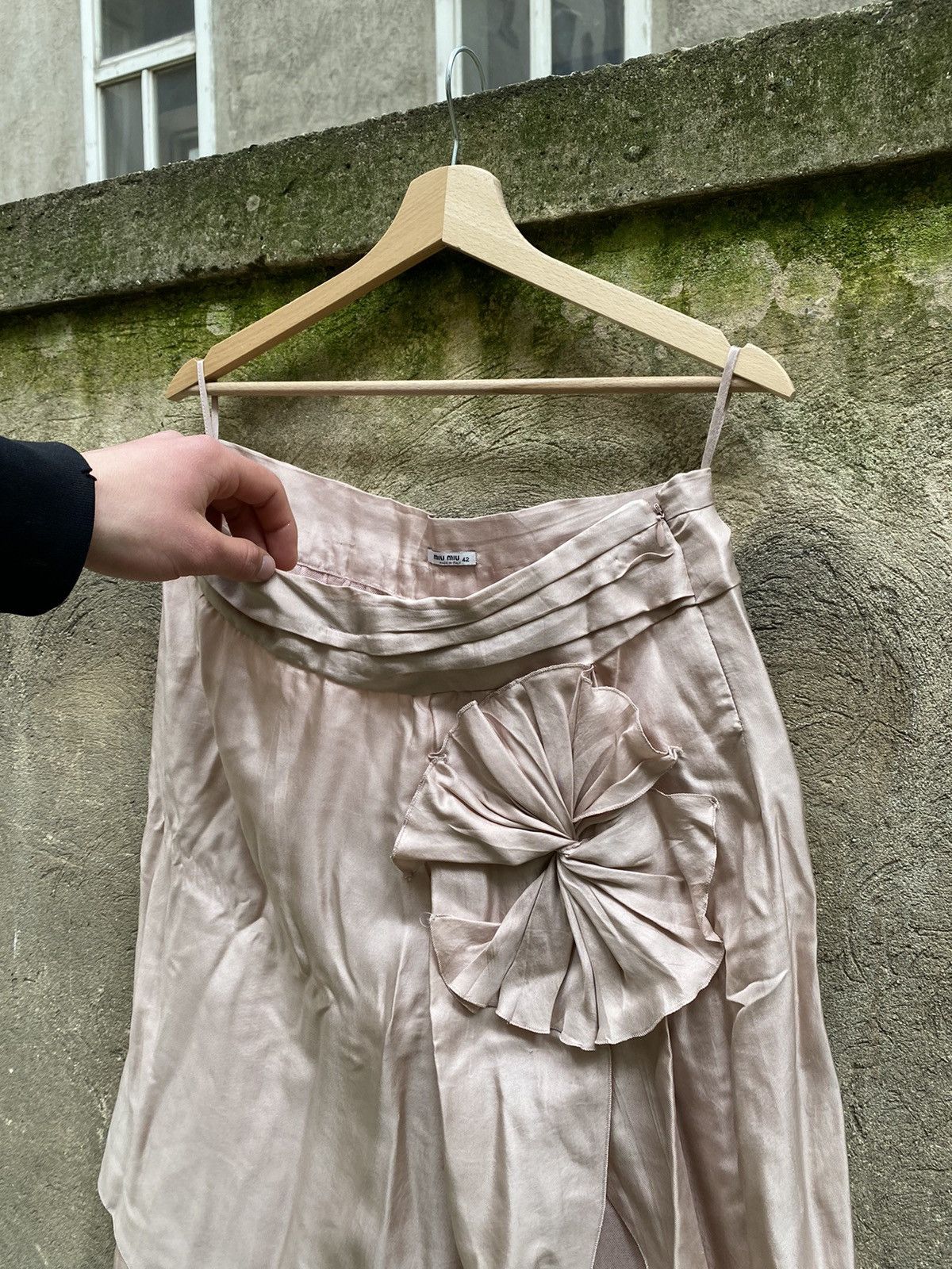 Miu Miu × Vintage Vintage Miu Miu Flower Skirt Size 28" / US 6 / IT 42 - 5 Thumbnail