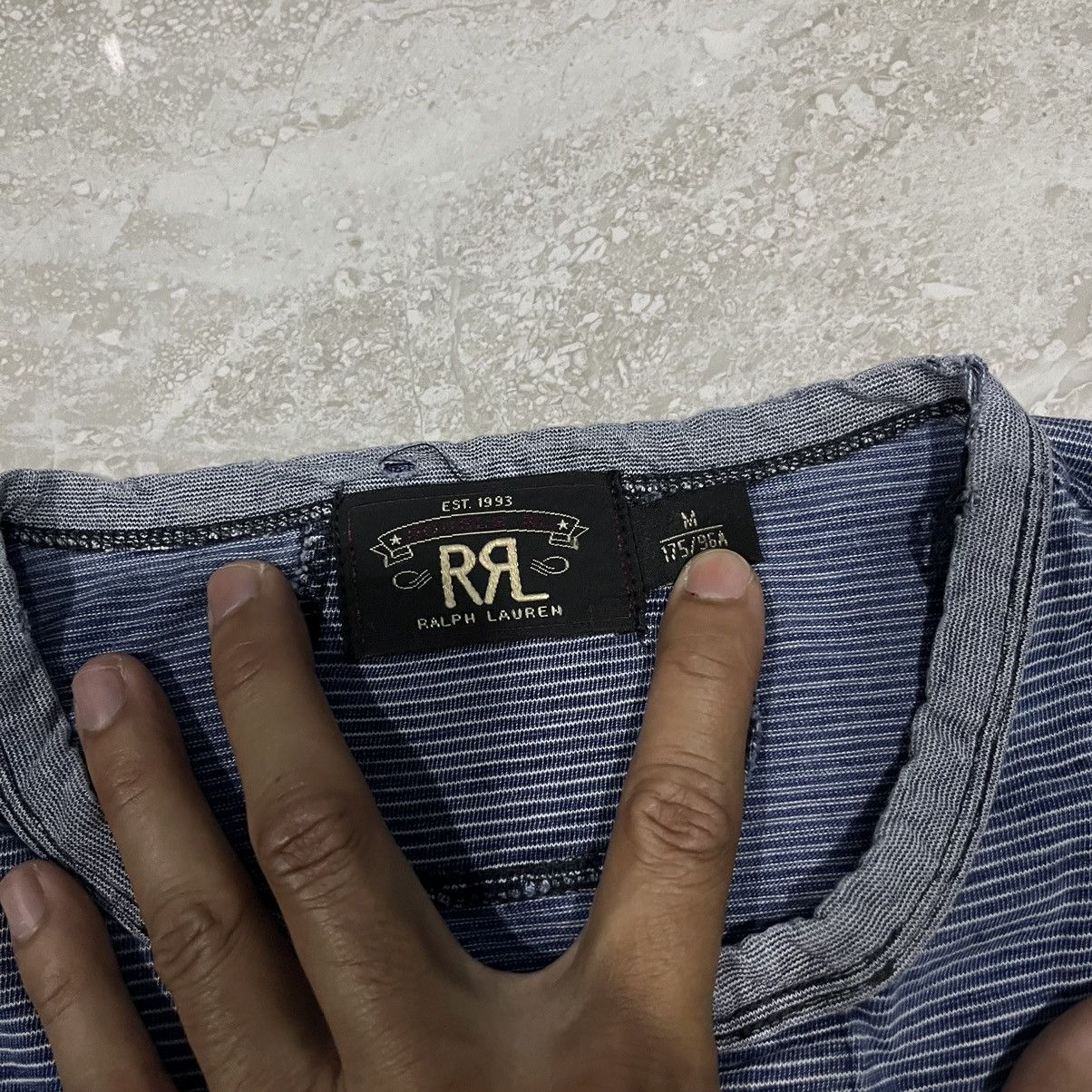RRL Ralph Lauren Ralph Lauren Double RRL Henley 3-Button T-Shirt Size US M / EU 48-50 / 2 - 3 Thumbnail