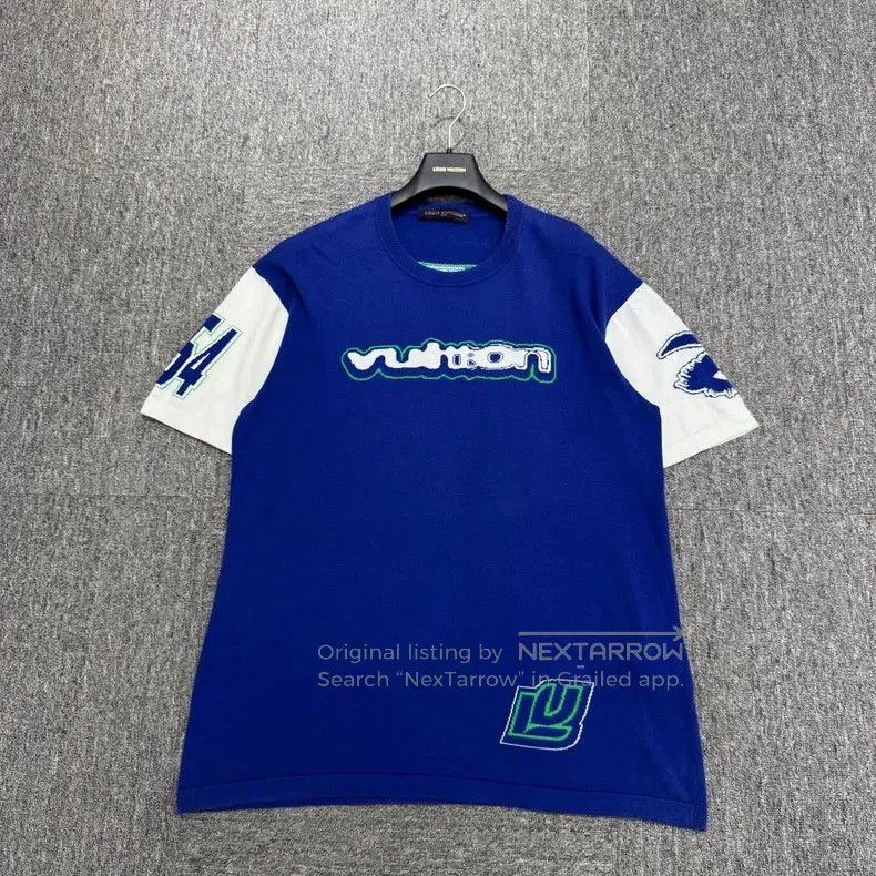 Louis Vuitton Louis Vuitton LV Slogan Intarsia Knit Tee. Size US XL / EU 56 / 4 - 1 Thumbnail