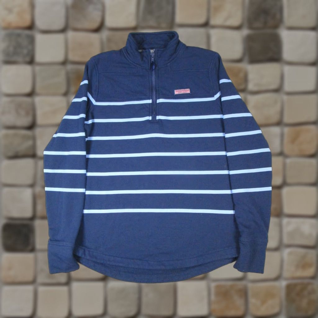 Vineyard Vines Vineyard Vines Sweater Mens XS Blue Golf Quarterzip Size US XS / EU 42 / 0 - 1 Thumbnail