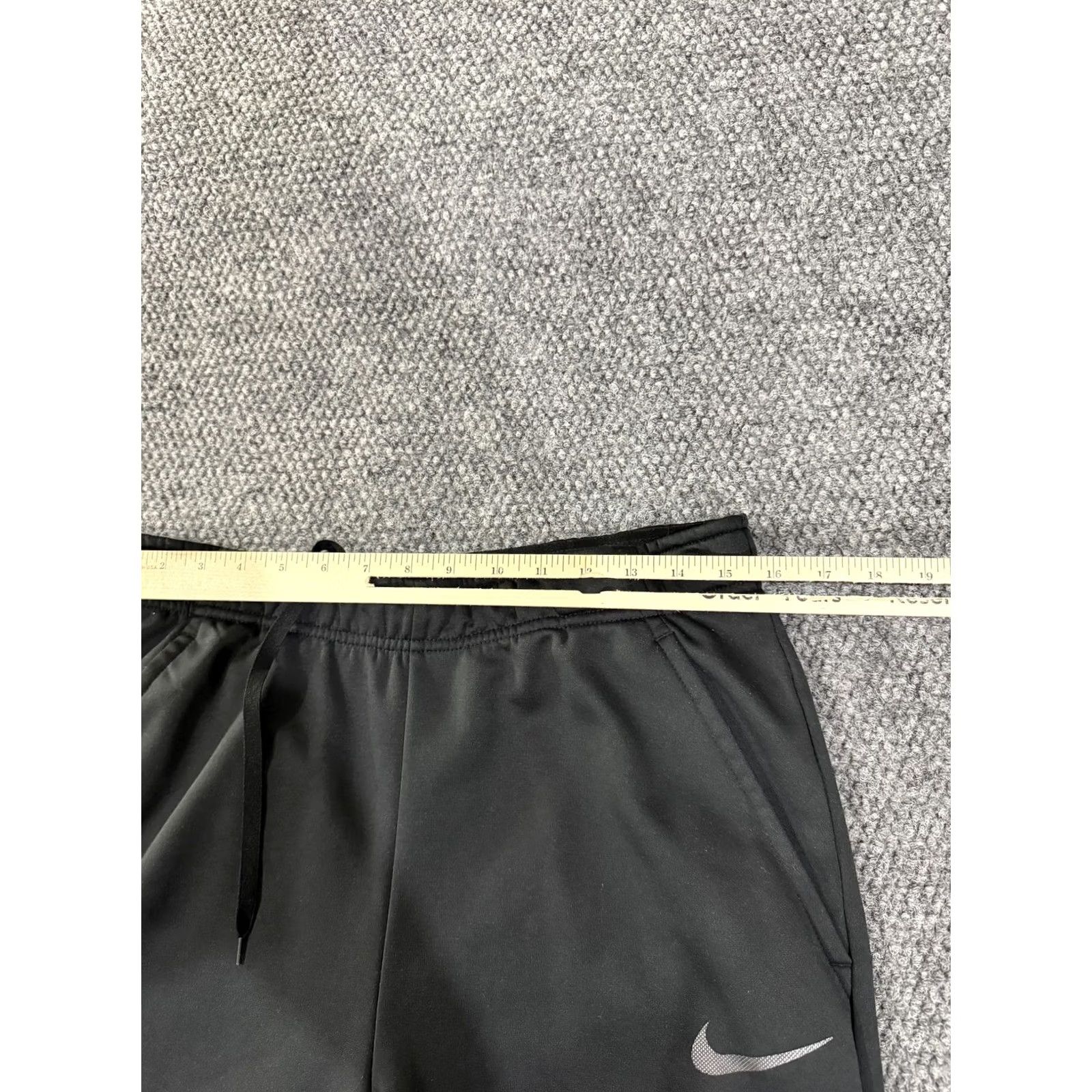 Nike Nike Dri-FIT Pants Mens M Black Track Pants Straight Leg Gym Training Size US 31 - 4 Thumbnail