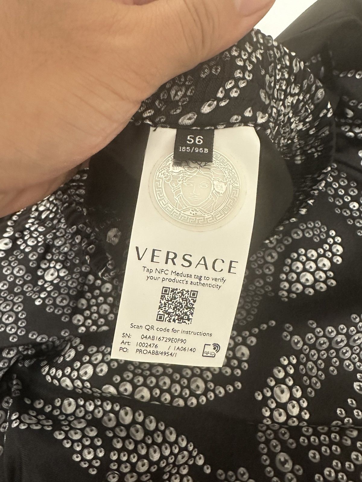 Versace Versace Baroque Silk Shorts Size US 40 / EU 56 - 6 Thumbnail