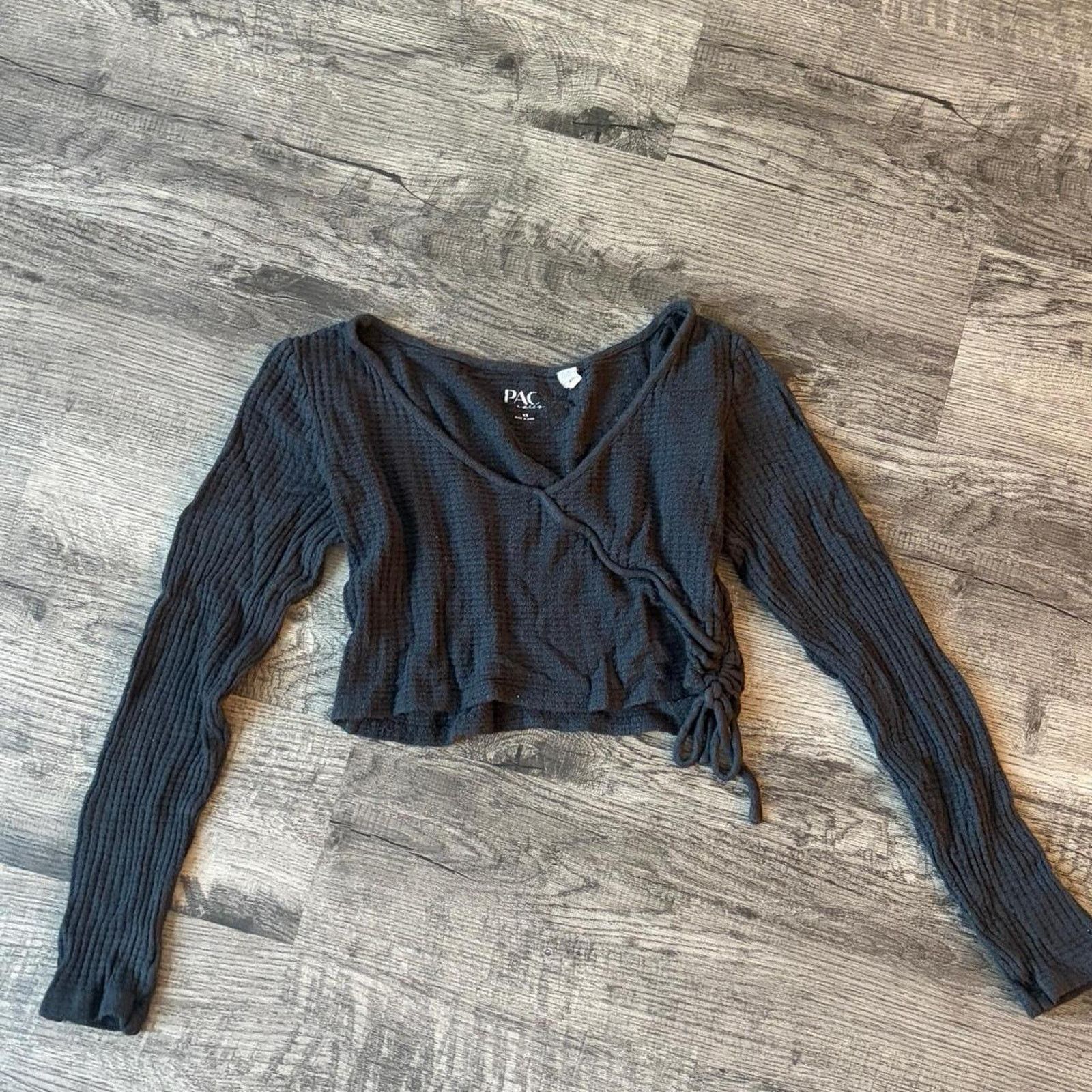 Pacsun Black pacsun cropped long sleeve Size S / US 4 / IT 40 - 2 Thumbnail