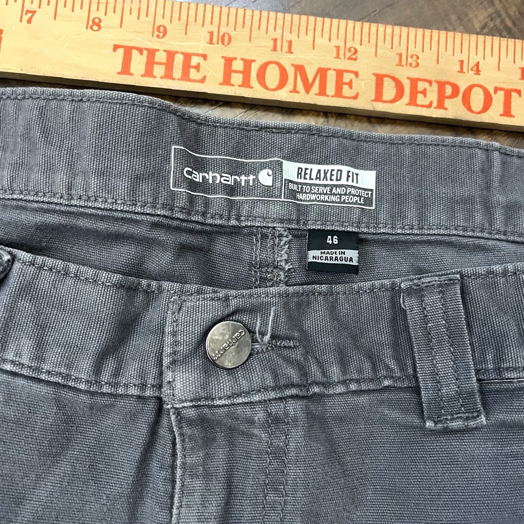 Carhartt Carhartt Utility Work Shorts Men's Size 46 Relaxed Fit Canvas Cargo Gray Size US 30 / EU 46 - 5 Thumbnail