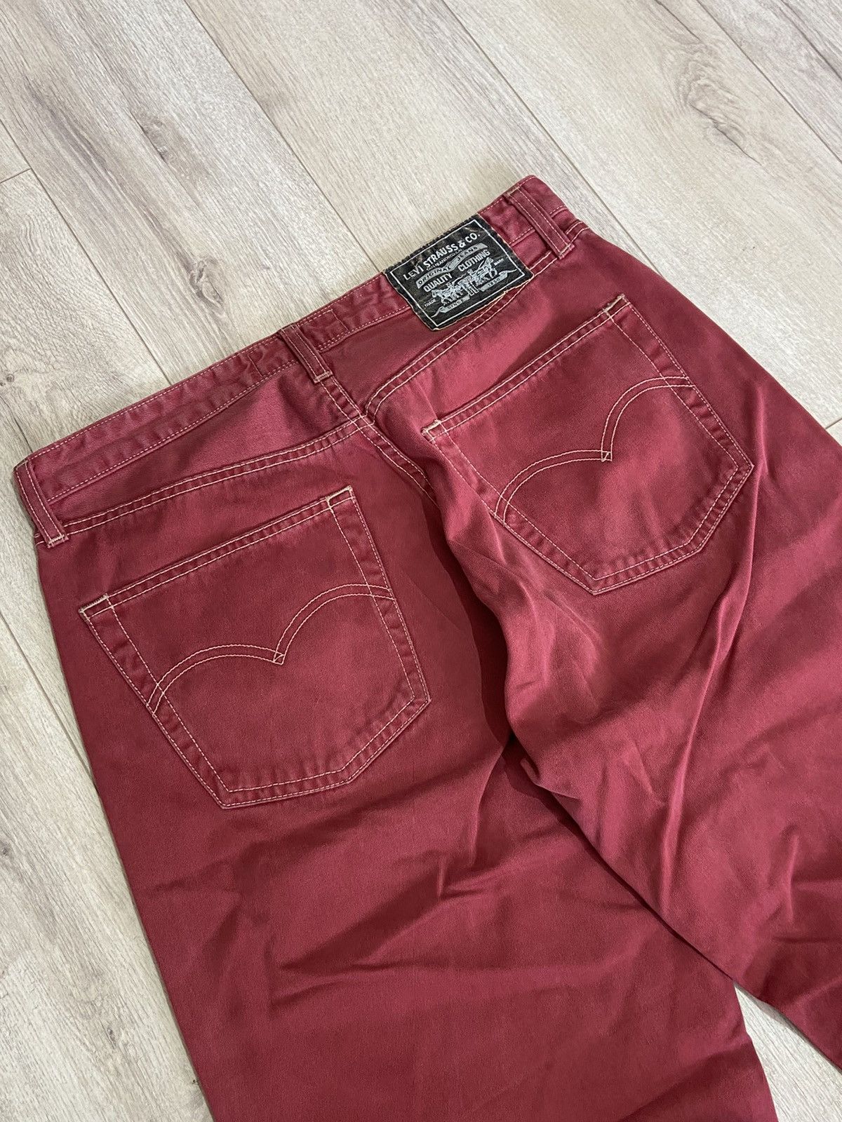 Levi's × Vintage Levi’s vintage pants red 90’S Size US 34 / EU 50 - 2 Thumbnail