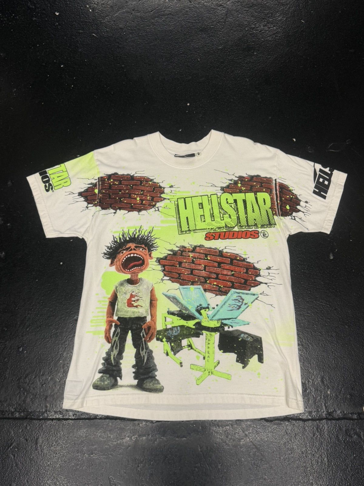 HELLSTAR Hellstar Brick Wall Tee Size US L / EU 52-54 / 3 - 1 Thumbnail