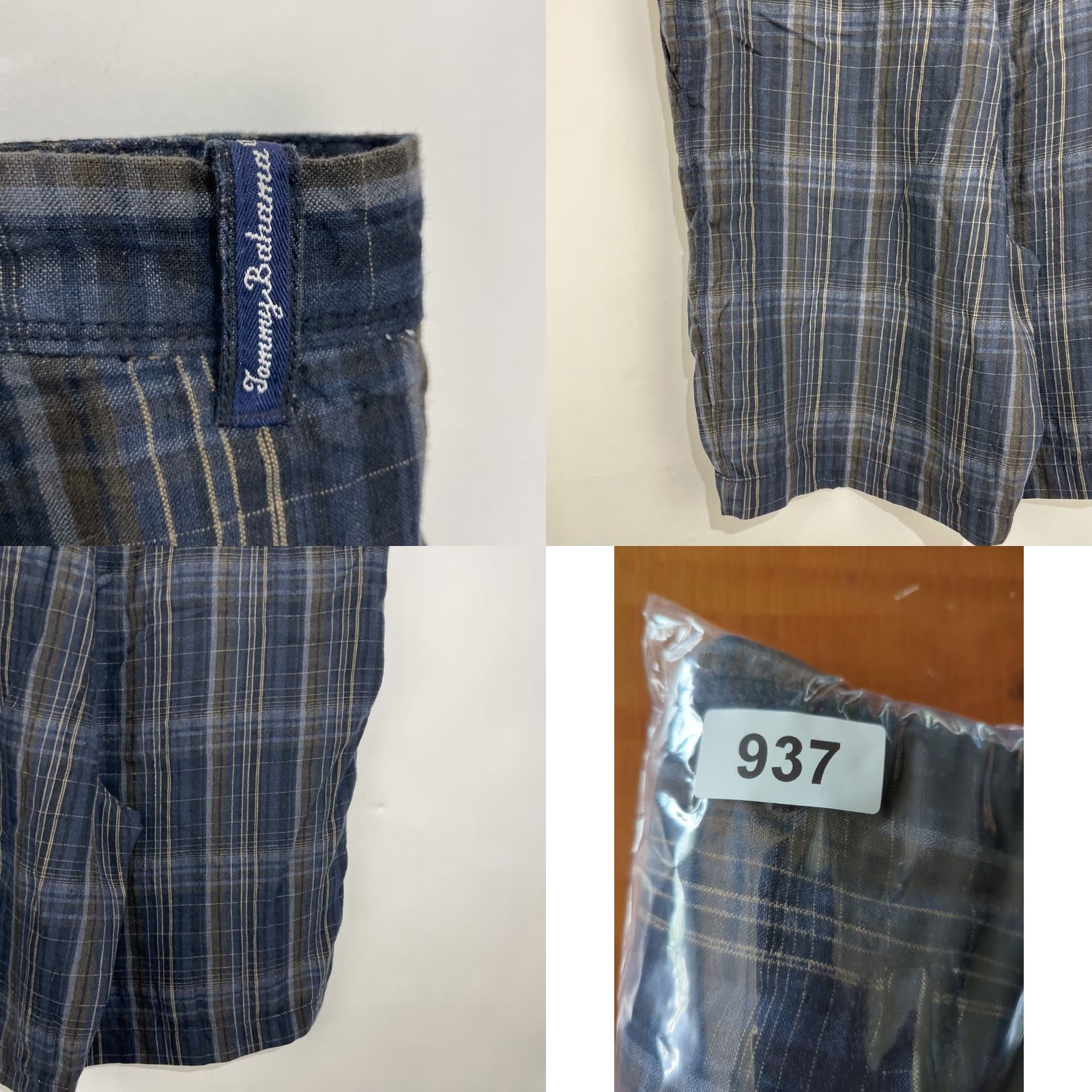 Tommy Bahama Tommy Bahama Shorts Mens 38 Blue Plaid Paradise Nation Linen Silk Blend Casual 5-Pocket Inseam 10 Zip Button. Size US 38 / EU 54 - 9 Thumbnail