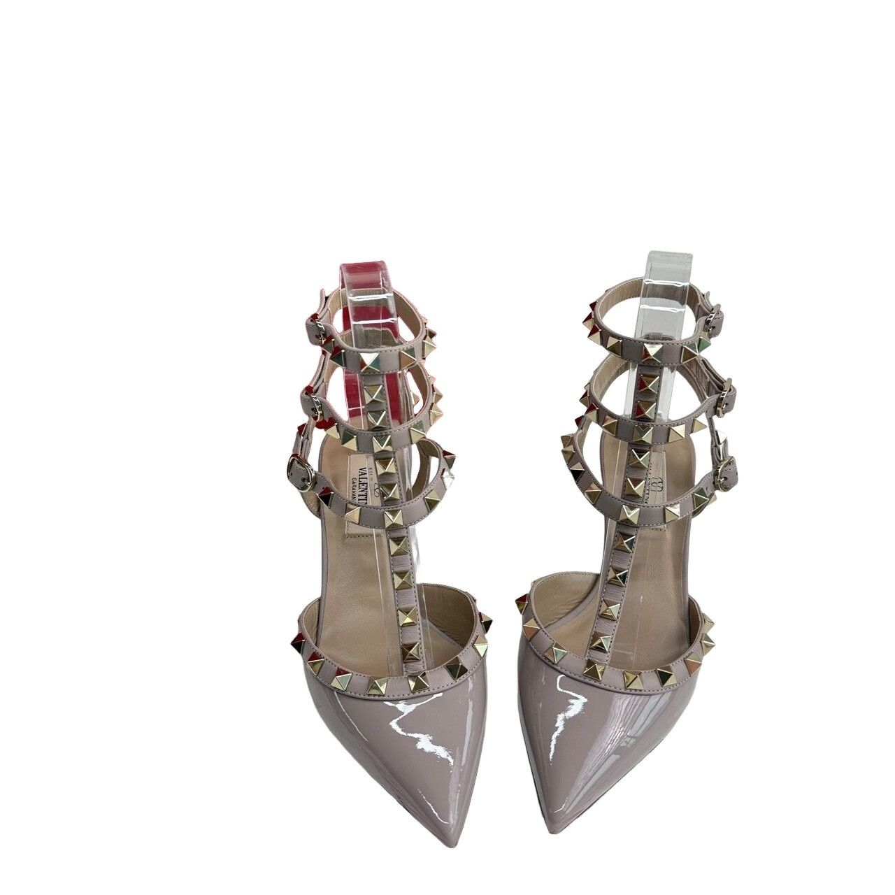 Valentino Valentino Rockstud Patent Leather Heels Size 35.5 Size US 5.5 / IT 35.5 - 1 Thumbnail