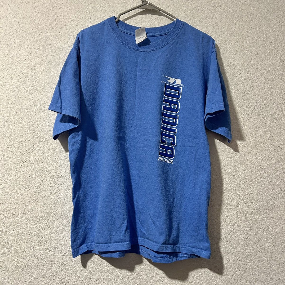 NASCAR × Vintage Vintage Danica Patrick NASCAR Blue Gildan T-Shirt Large Size US L / EU 52-54 / 3 - 1 Thumbnail