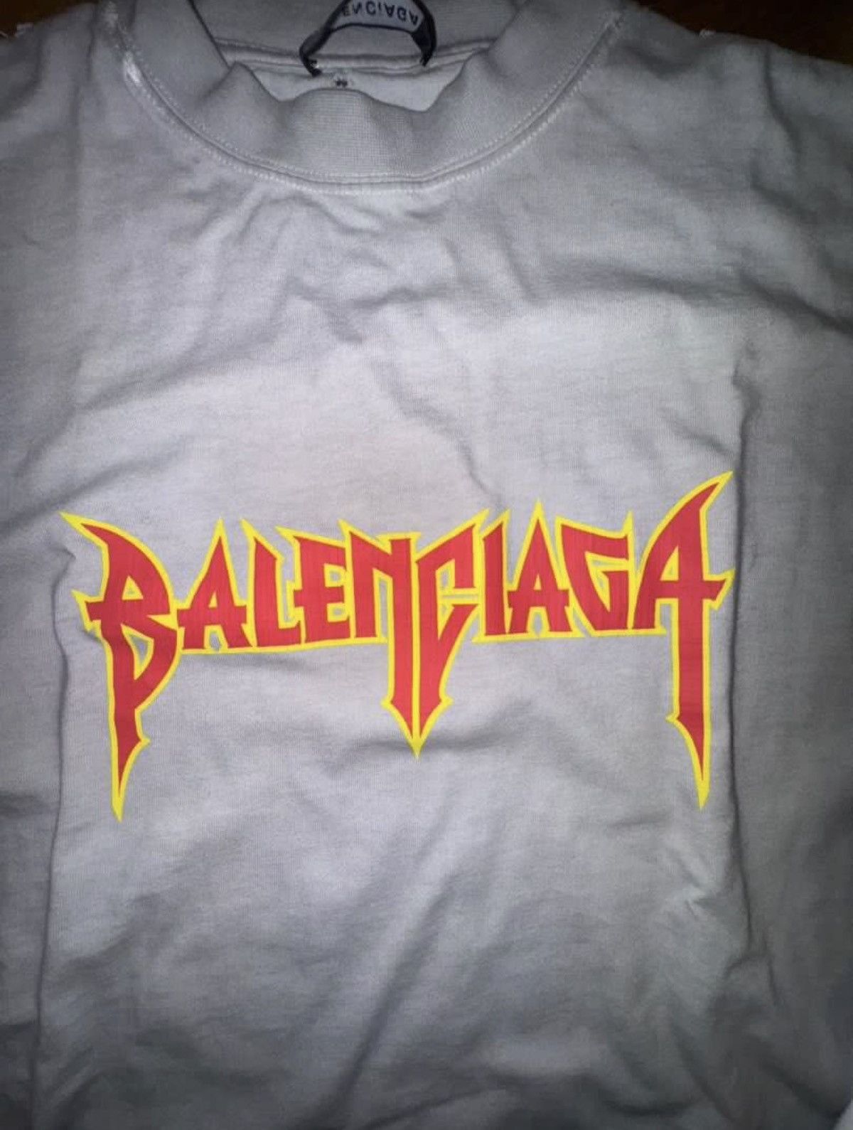 Balenciaga Balenciaga Metal Double Sleeve T Shirt Size US S / EU 44-46 / 1 - 2 Thumbnail