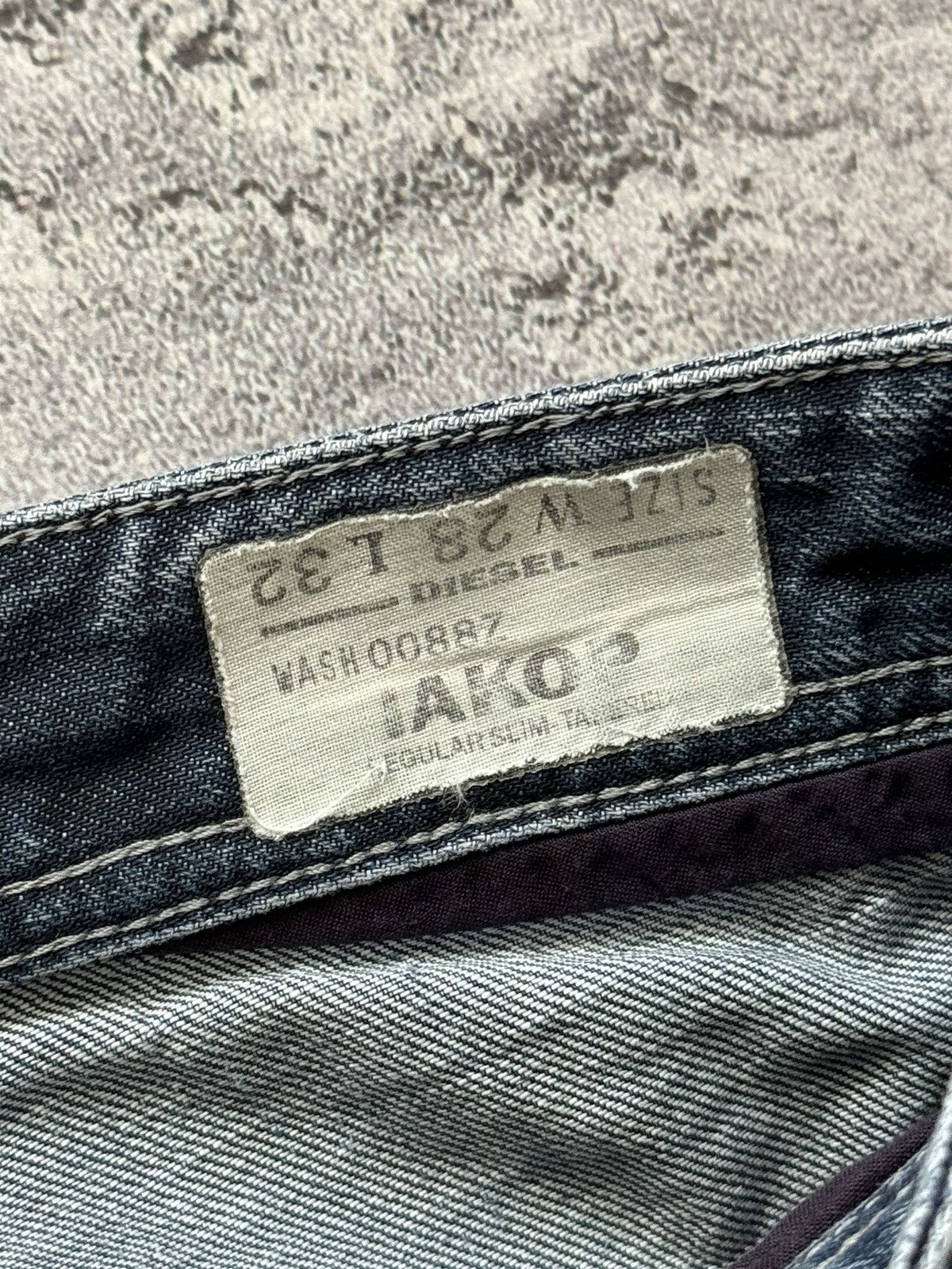 Diesel × Diesel Black Gold Diesel 28/32 Iakop wash 0088z denim pant trouser Jean chino Size US 28 / EU 44 - 14 Thumbnail