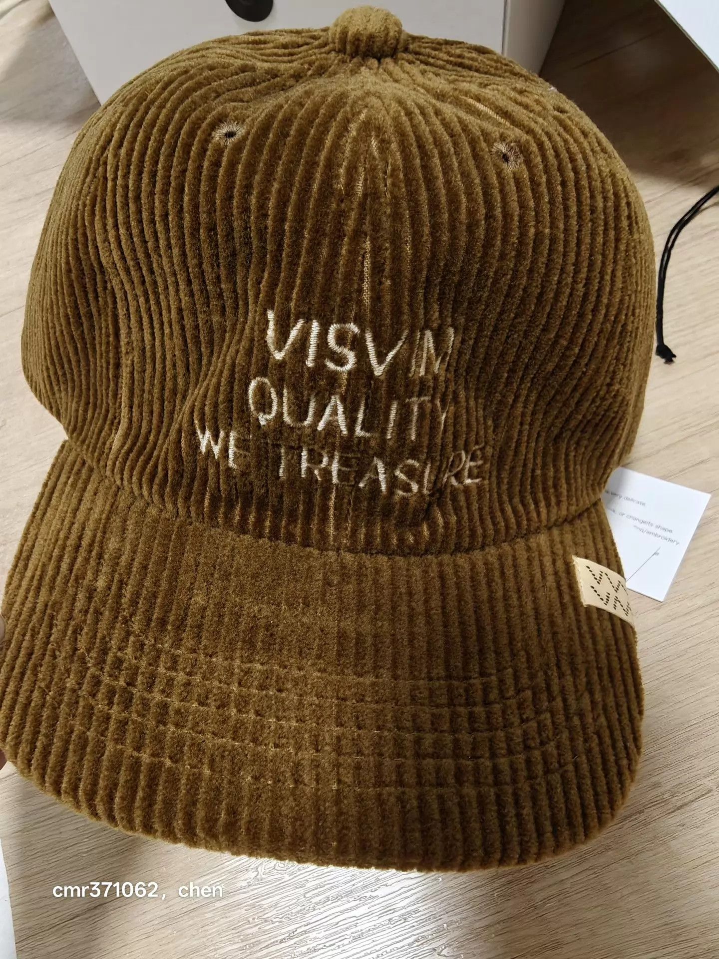 Visvim VISVIM 25AW EXCELSIOR II Wool Cords Cap Black Size ONE SIZE - 5 Thumbnail