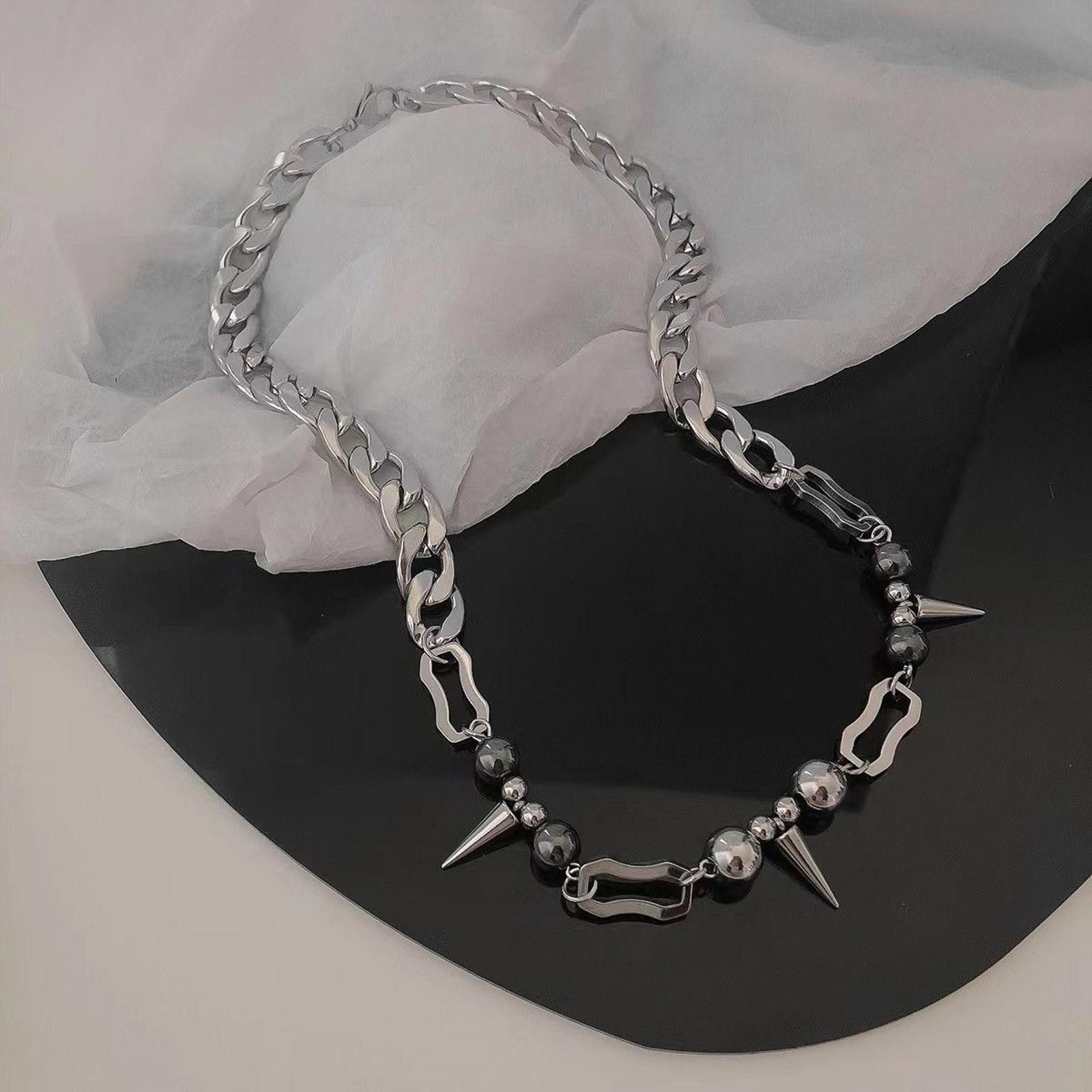 Jewelry Spiked Chain Necklace Size ONE SIZE - 3 Thumbnail