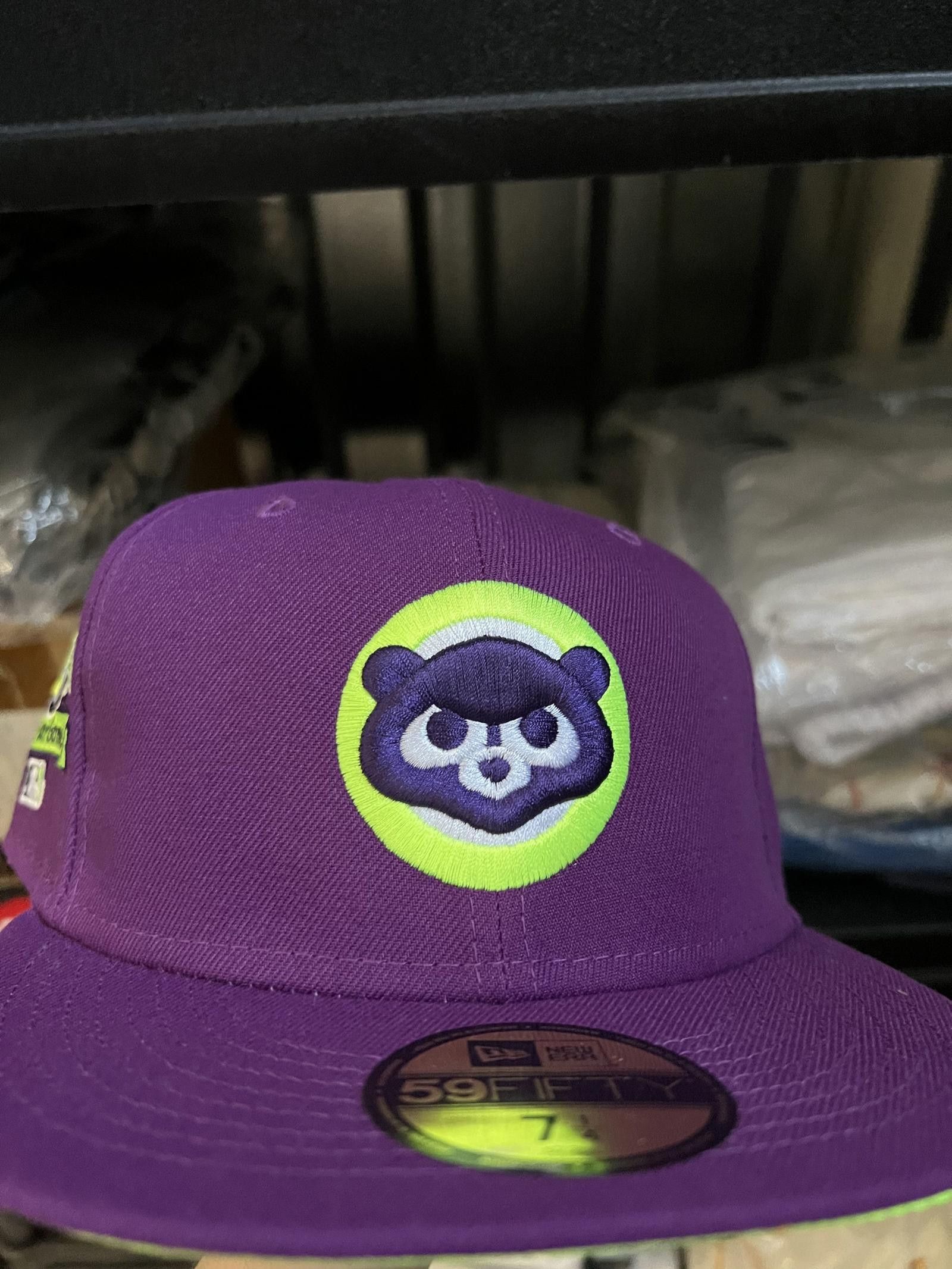 New Era 7 1/2 Topperzstore Exclusive Chicago Cubs Grape Volt Edition Size ONE SIZE - 1 Thumbnail